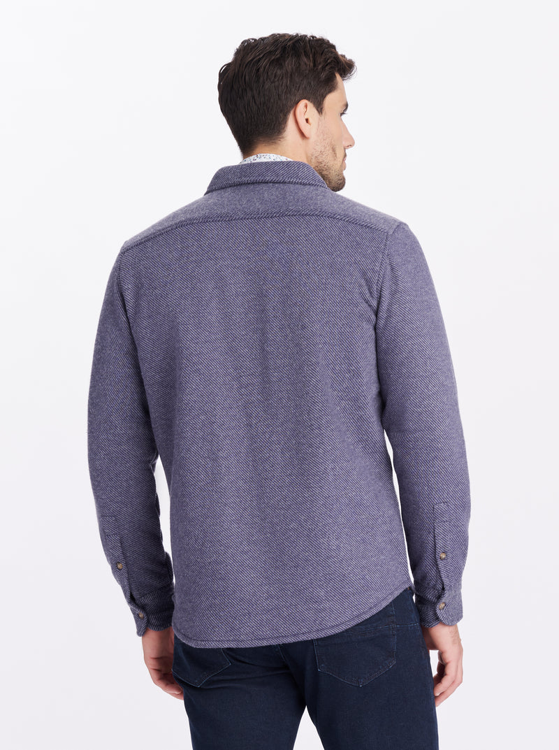 BARFORD LONG SLEEVE KNIT SHIRT JACKET