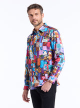 THEBERTON LONG SLEEVE BUTTON DOWN SHIRT