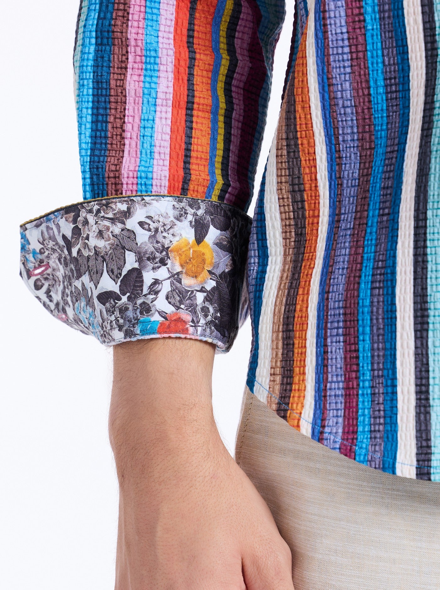 POMSFORD LONG SLEEVE BUTTON DOWN SHIRT