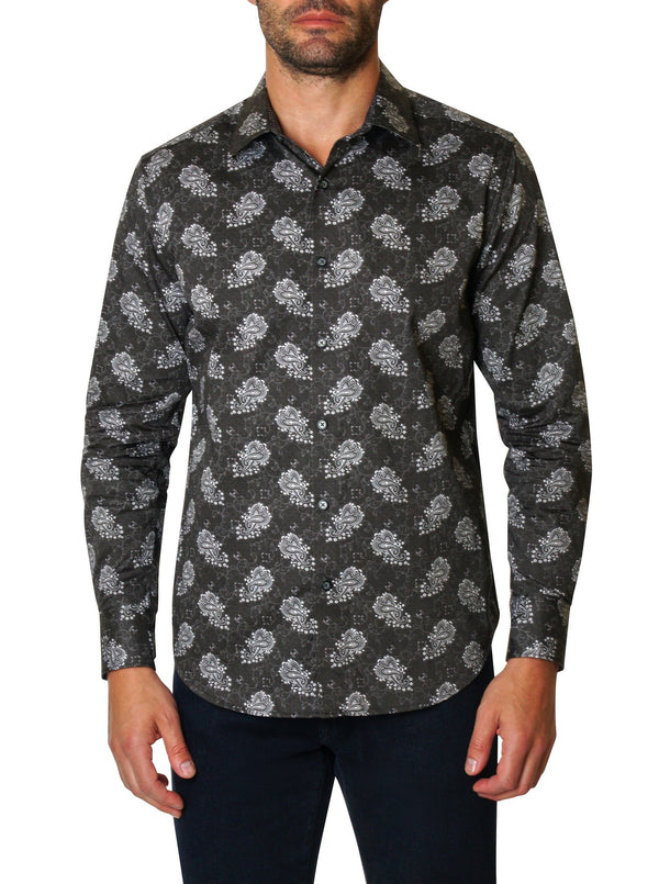 TREJO LONG SLEEVE BUTTON DOWN SHIRT