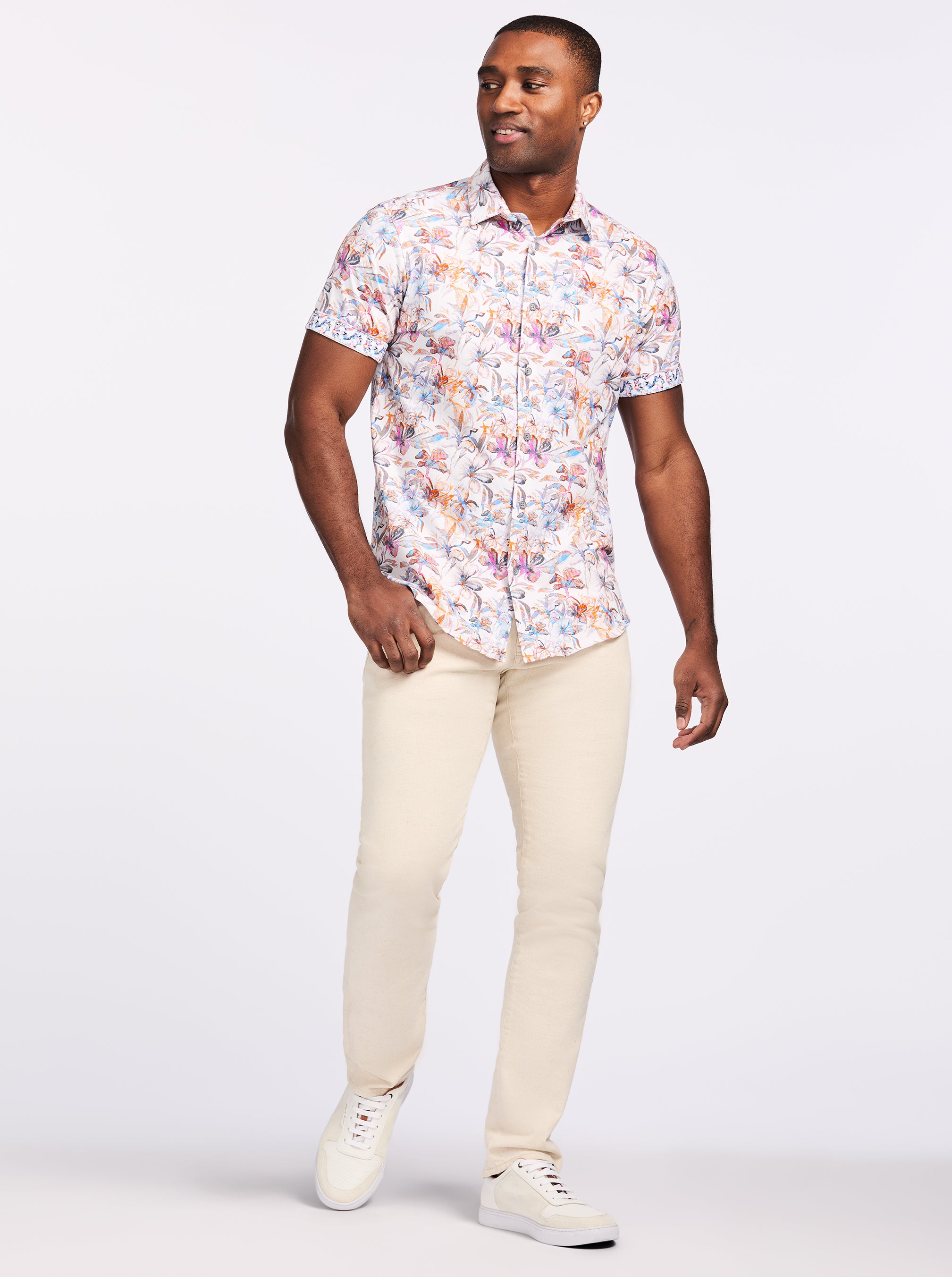 OSRIC SHORT SLEEVE BUTTON DOWN SHIRT