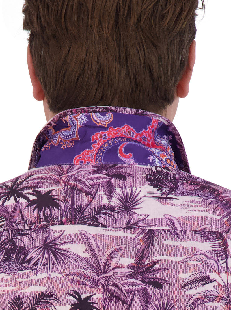 MAKARA SHORT SLEEVE BUTTON DOWN SHIRT