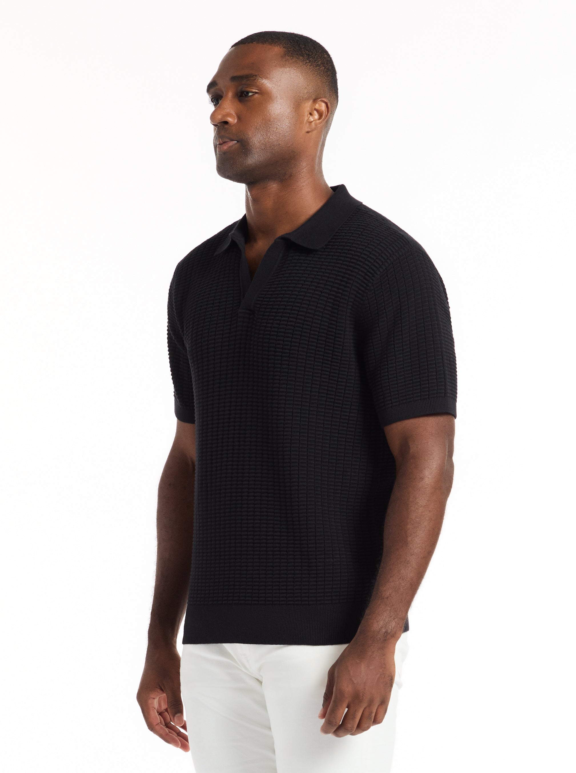MACOMBS SHORT SLEEVE SWEATER POLO