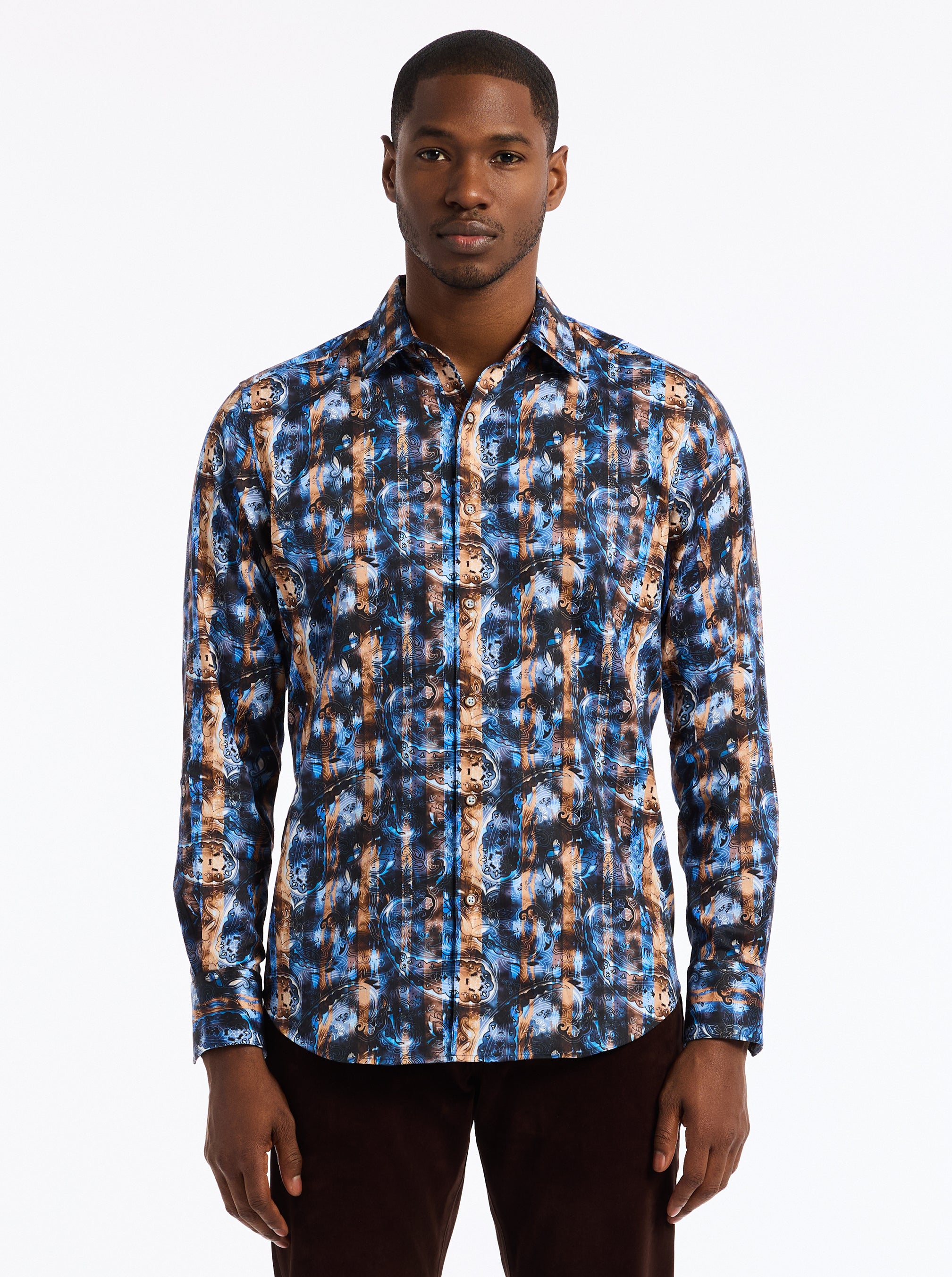 REMINGTON LONG SLEEVE BUTTON DOWN SHIRT