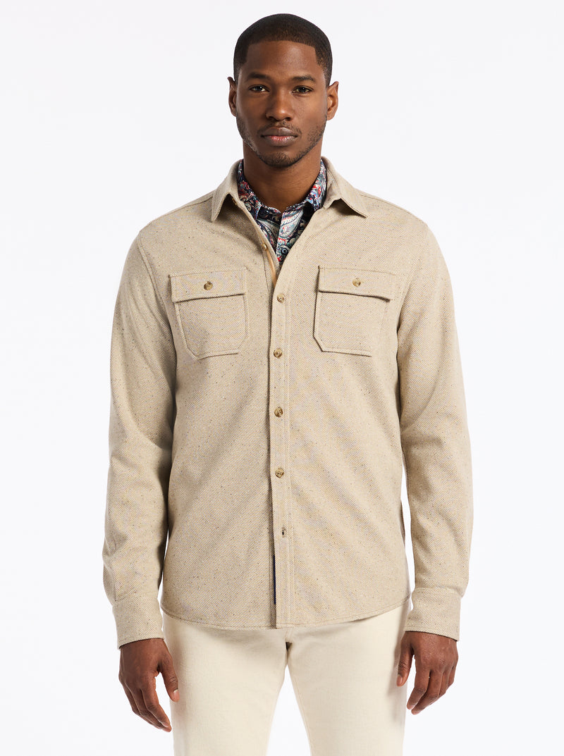 VIGANO LONG SLEEVE KNIT SHIRT