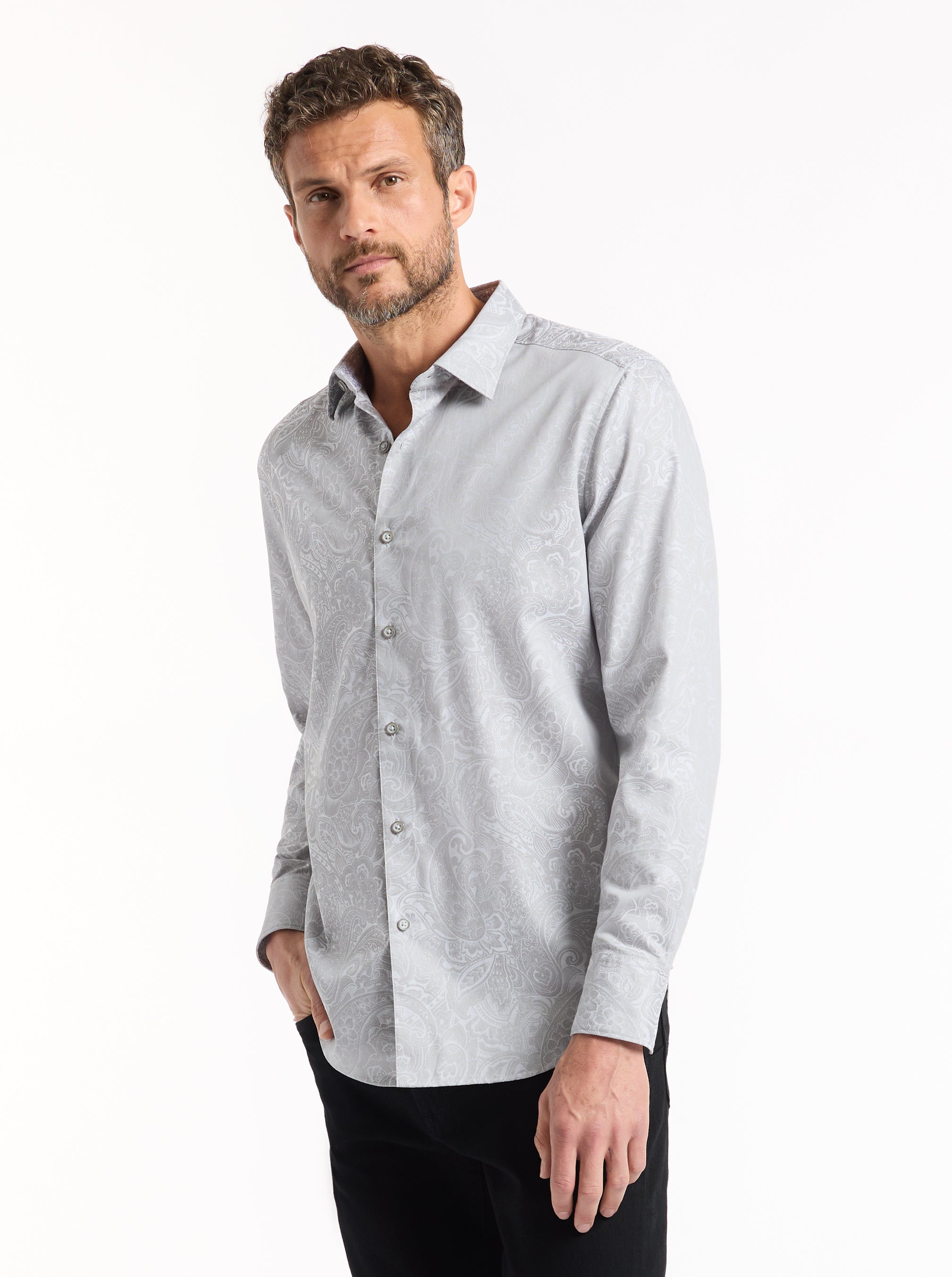 HUDSON LONG SLEEVE BUTTON DOWN SHIRT