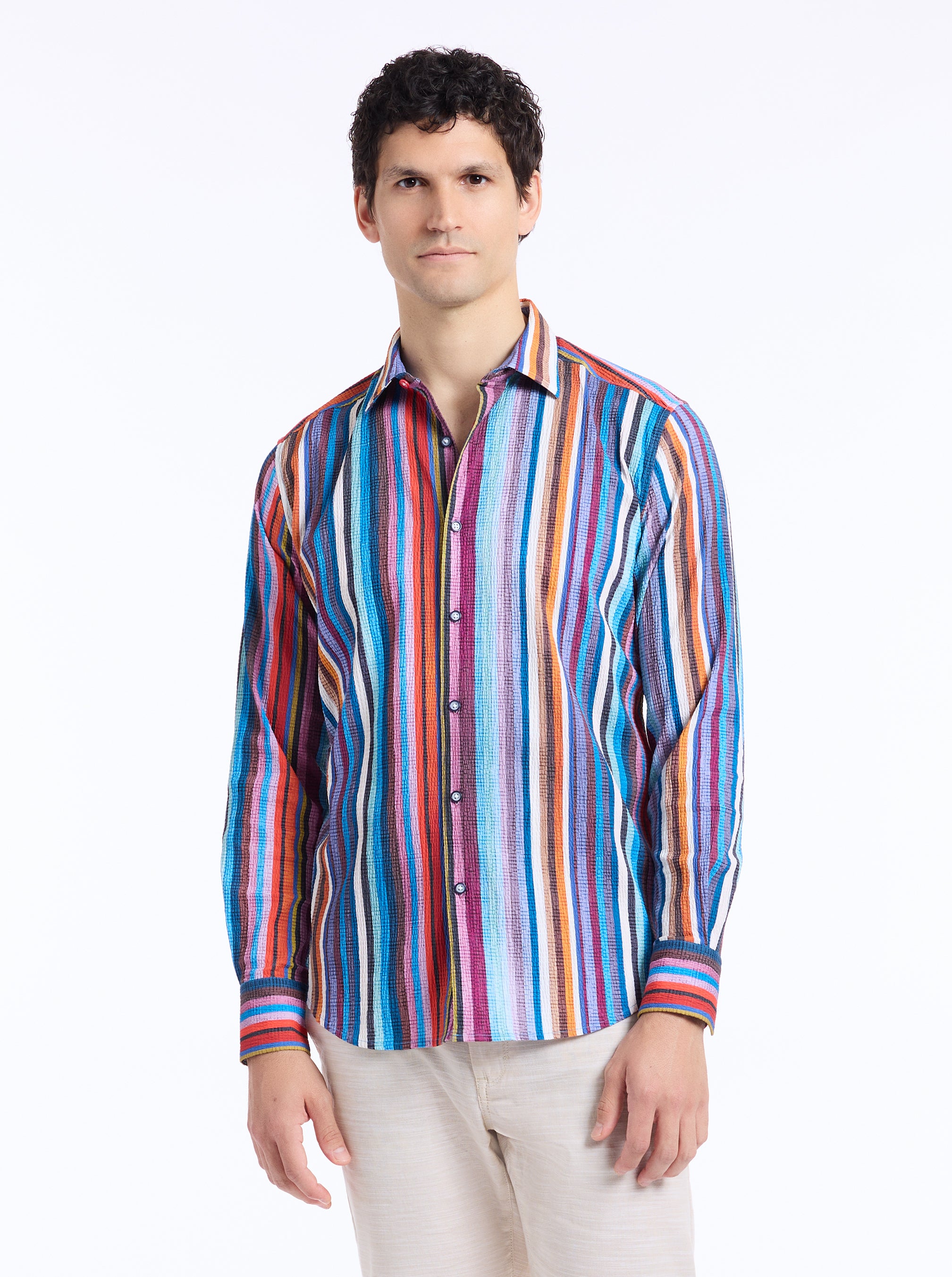 POMSFORD LONG SLEEVE BUTTON DOWN SHIRT