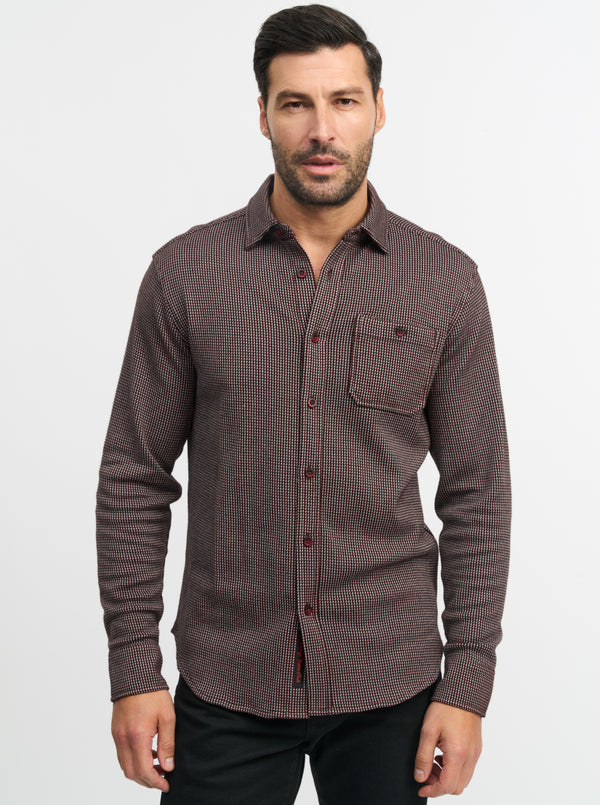 BRESSETT LONG SLEEVE BUTTON DOWN SHIRT
