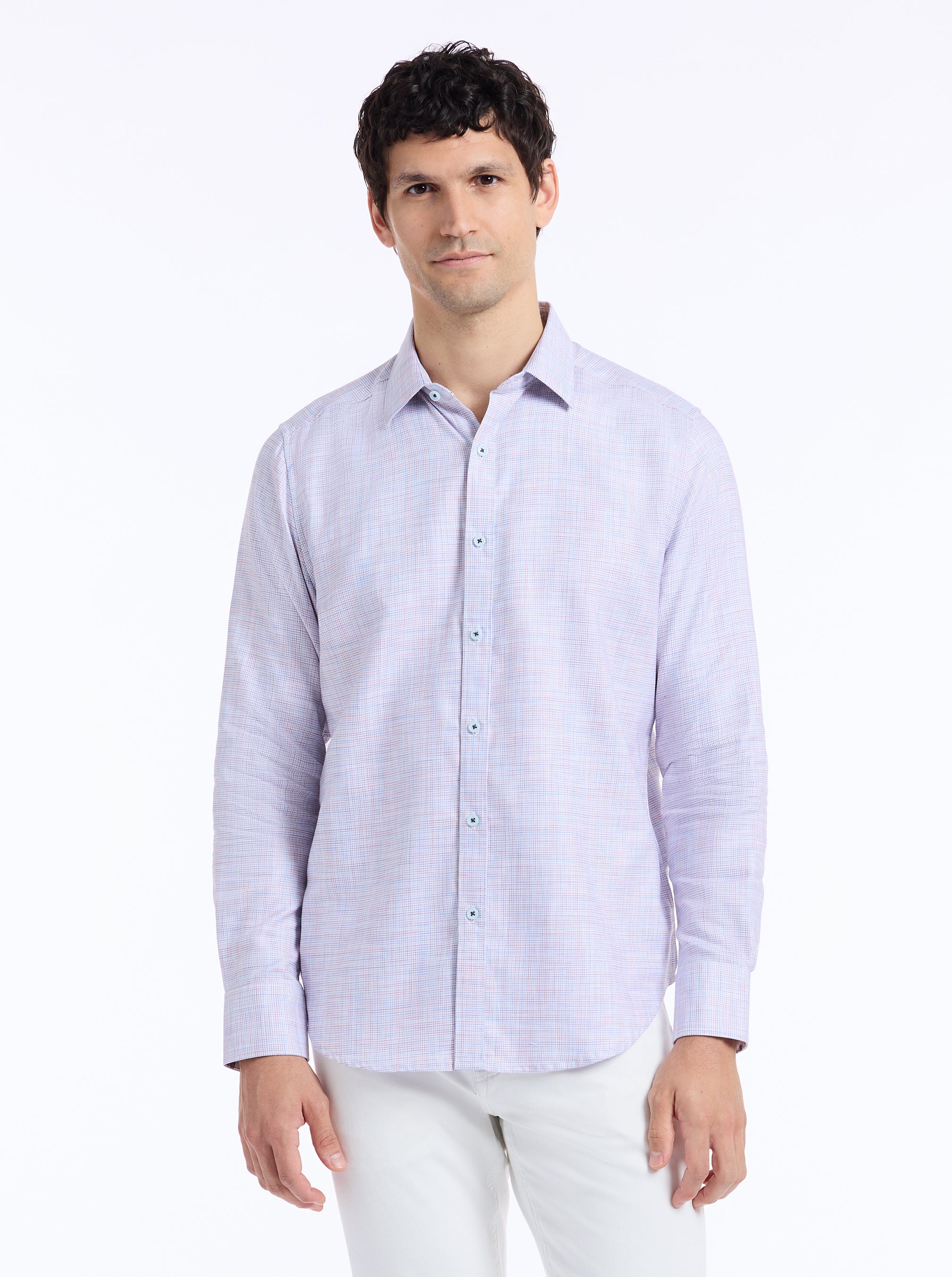 EDISON LONG SLEEVE BUTTON DOWN SHIRT