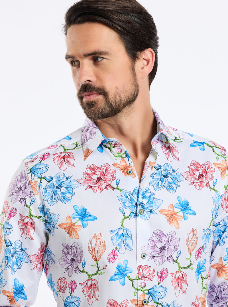 HARROWAY LONG SLEEVE BUTTON DOWN SHIRT