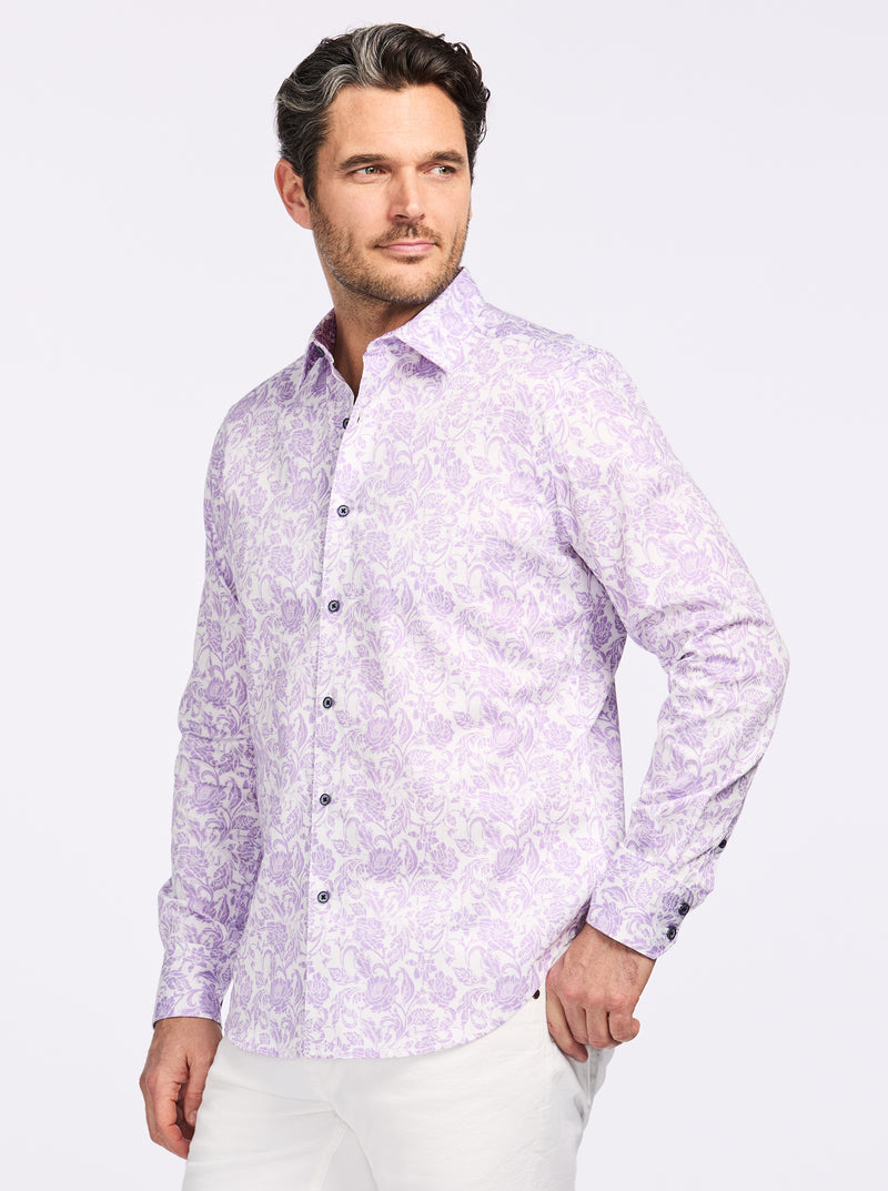 CALEDON LONG SLEEVE BUTTON DOWN SHIRT