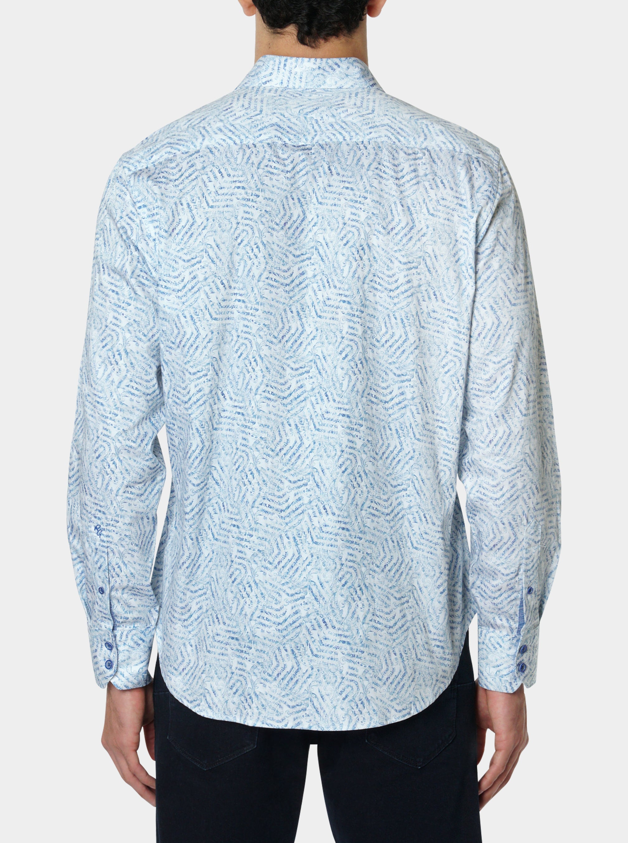 BELVINS LONG SLEEVE BUTTON DOWN SHIRT