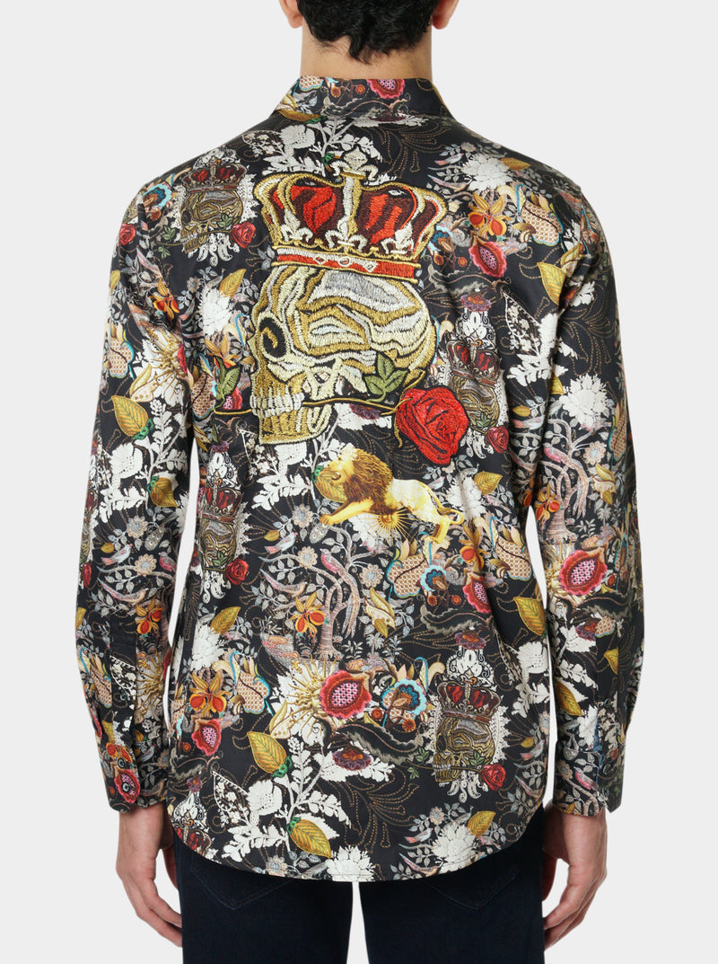 AREZZIO LONG SLEEVE BUTTON DOWN SHIRT