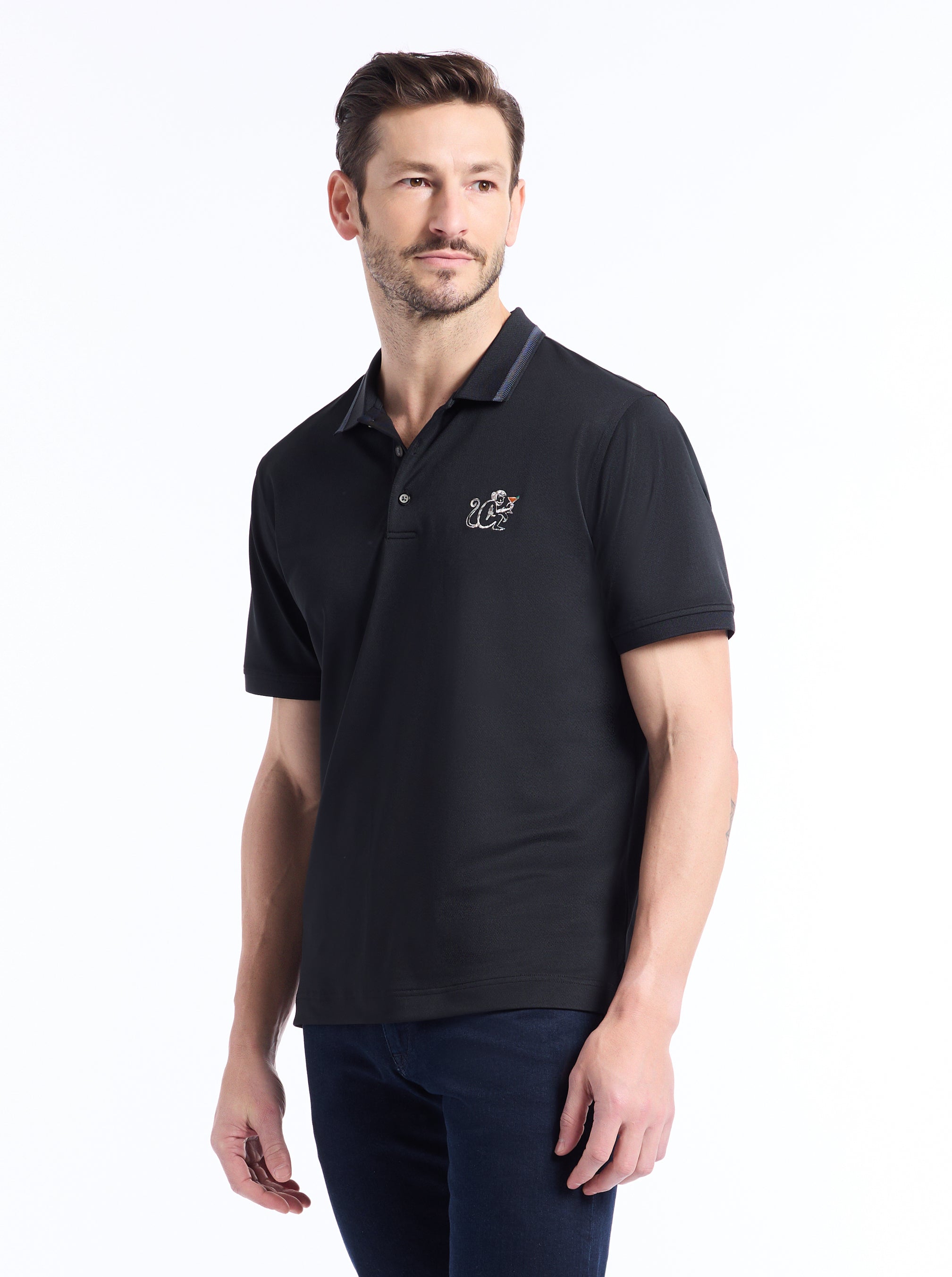 MONKEY BUSINESS SHORT SLEEVE POLO
