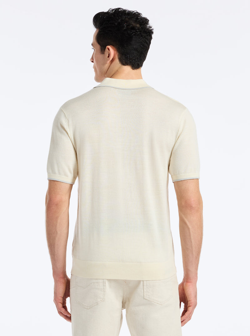 EDVAN SHORT SLEEVE SWEATER POLO