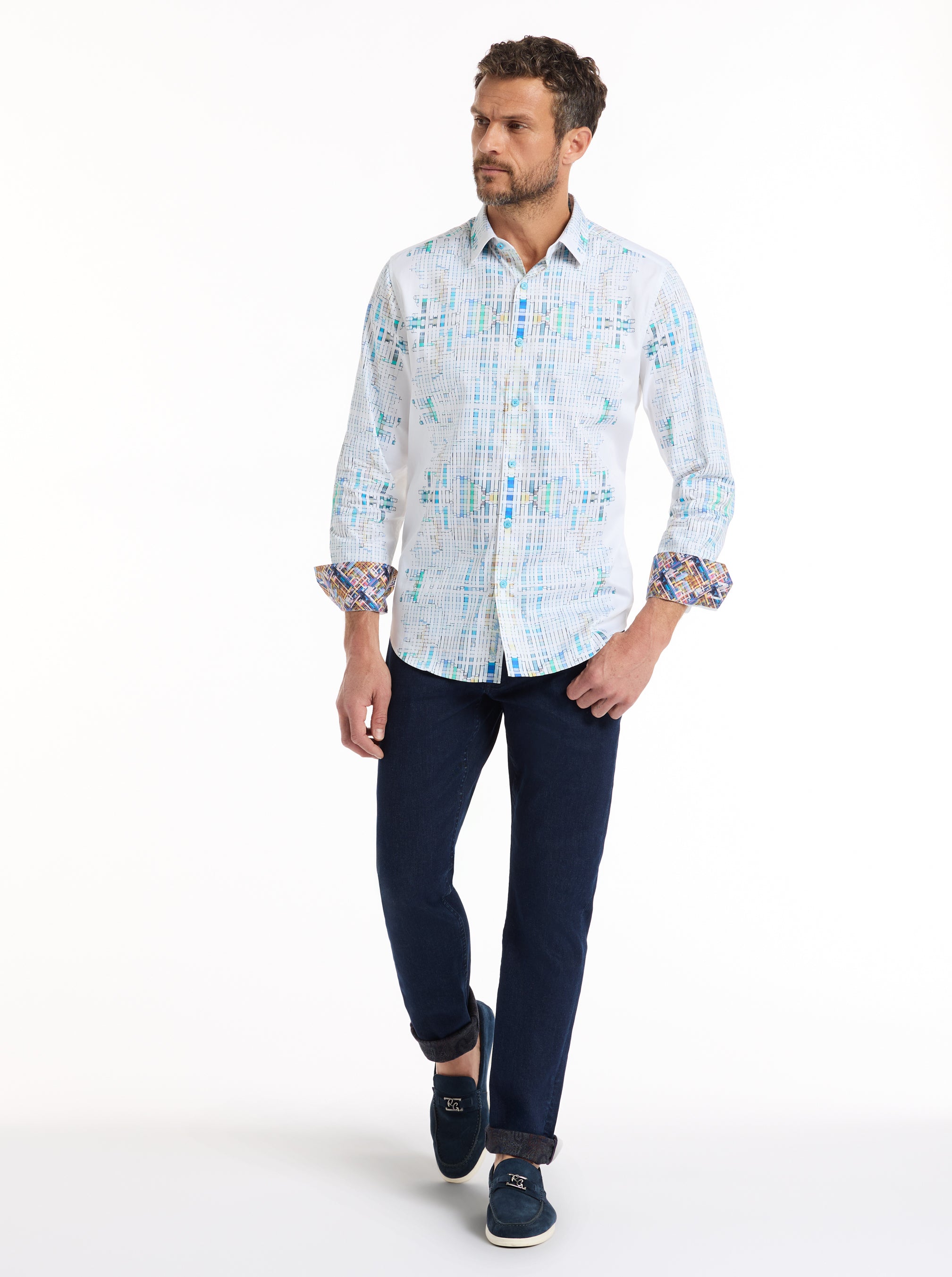 WESTHORPE LONG SLEEVE BUTTON DOWN SHIRT