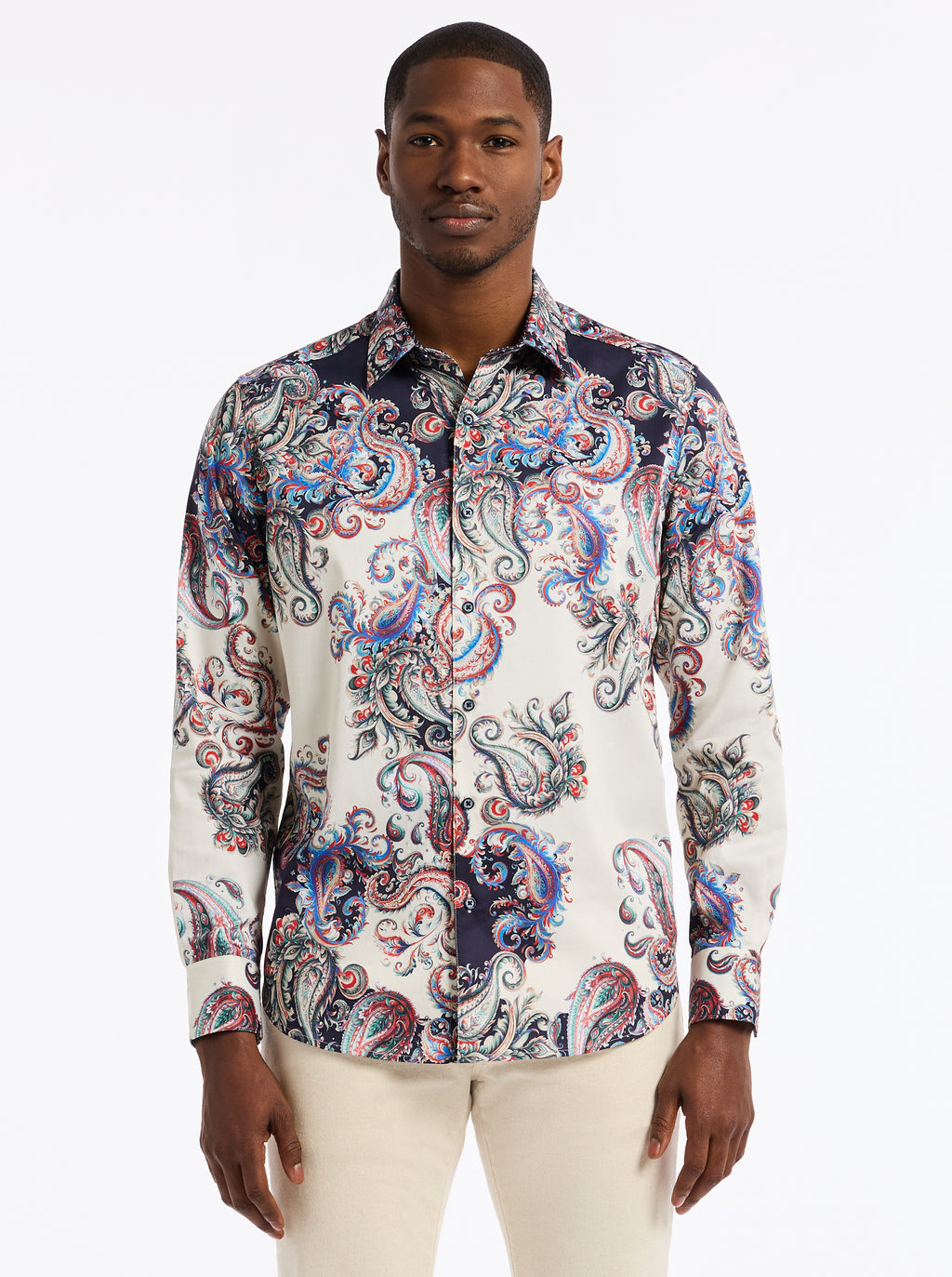 robert graham dress shirts Limited Edition The Bud Long Sleeve Button Down Shirt Casual shirts A vibrant paisley print highlights this button Woven Shirt Robert Graham Dress