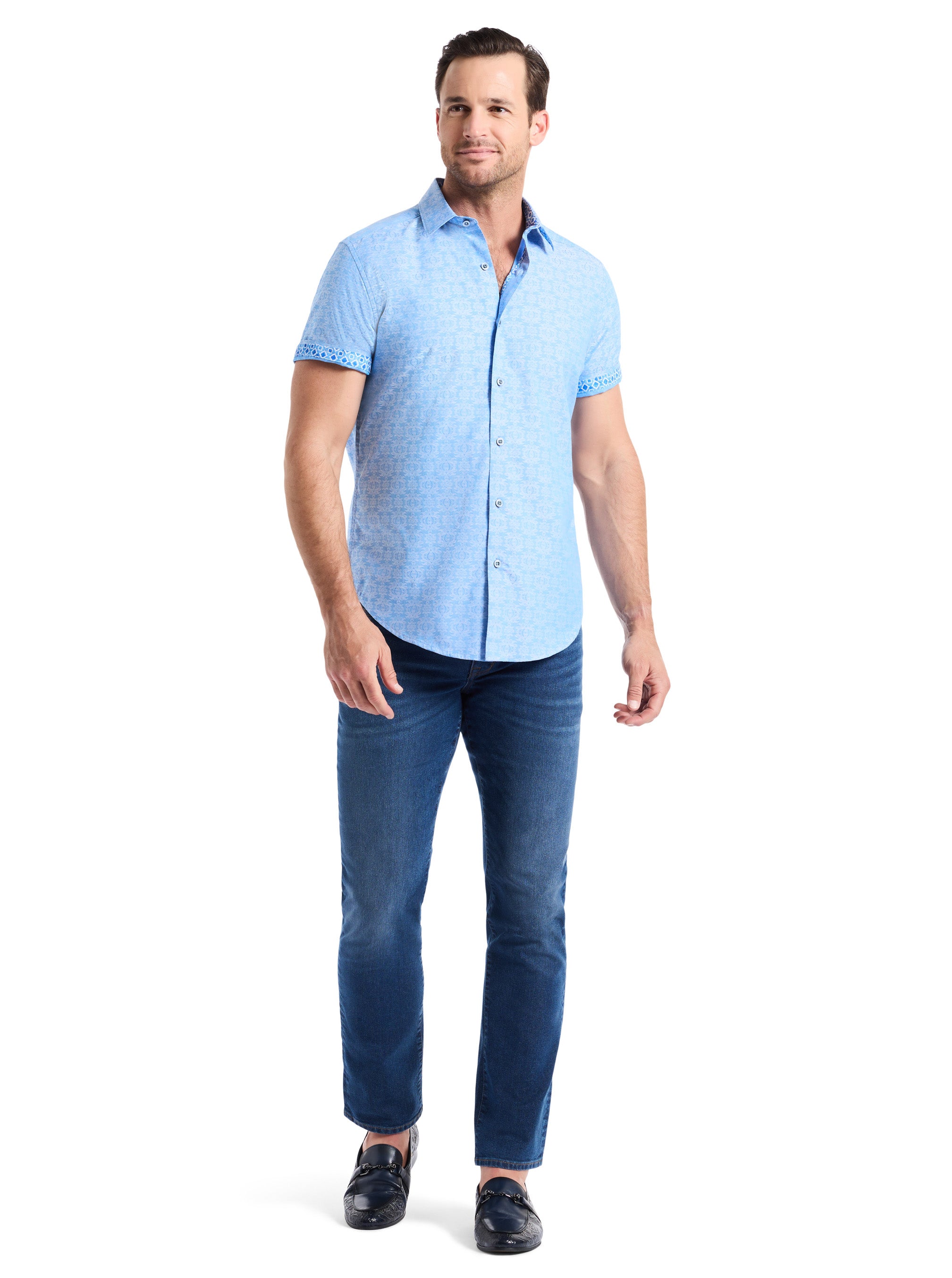 STELLMAN SHORT SLEEVE BUTTON DOWN SHIRT