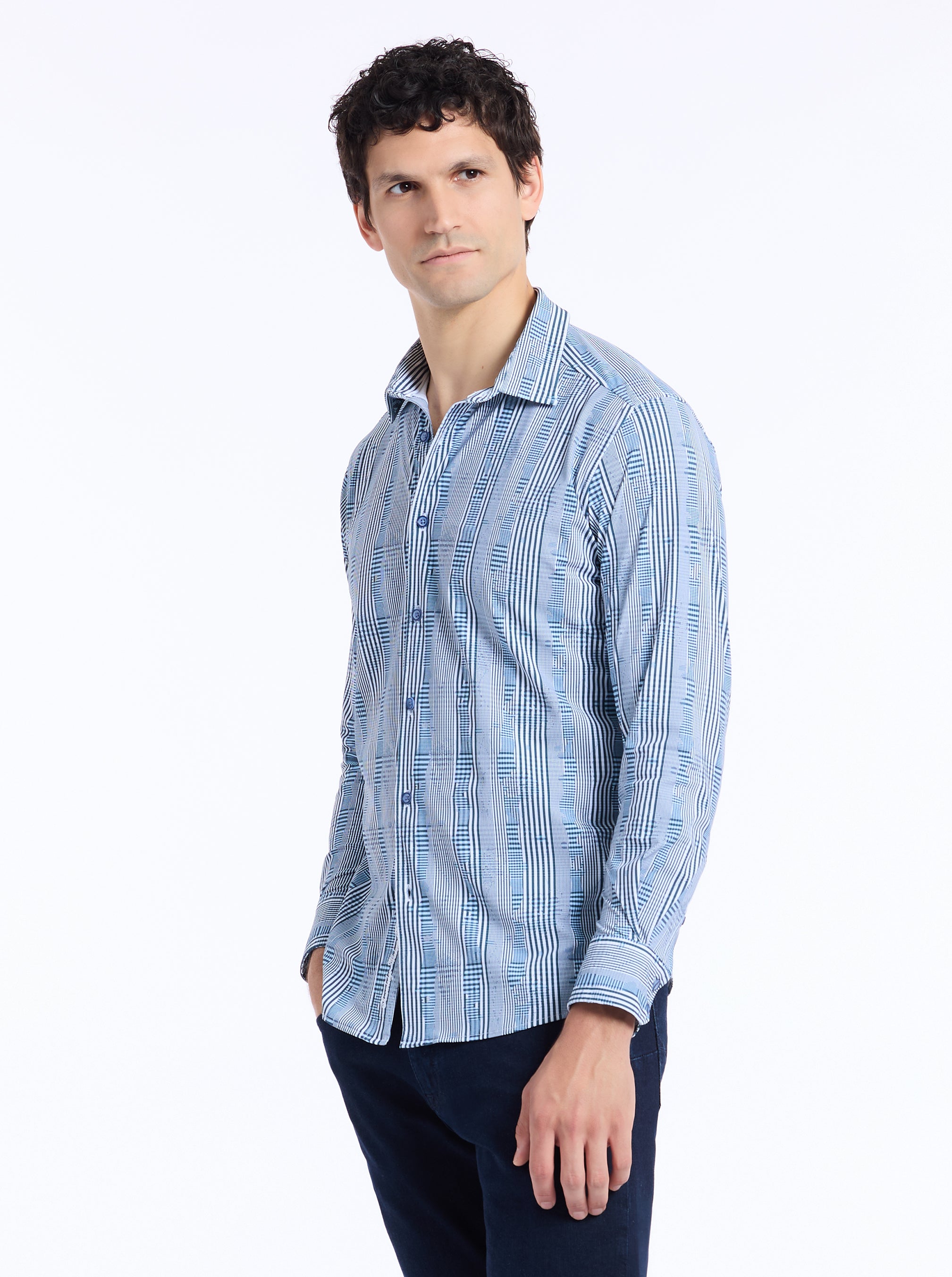CHARNWOOD LONG SLEEVE BUTTON DOWN SHIRT