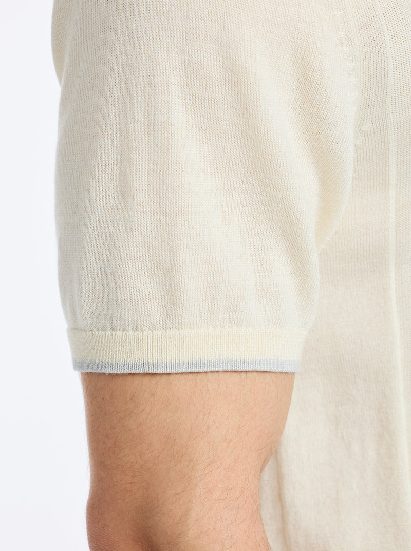 EDVAN SHORT SLEEVE SWEATER POLO