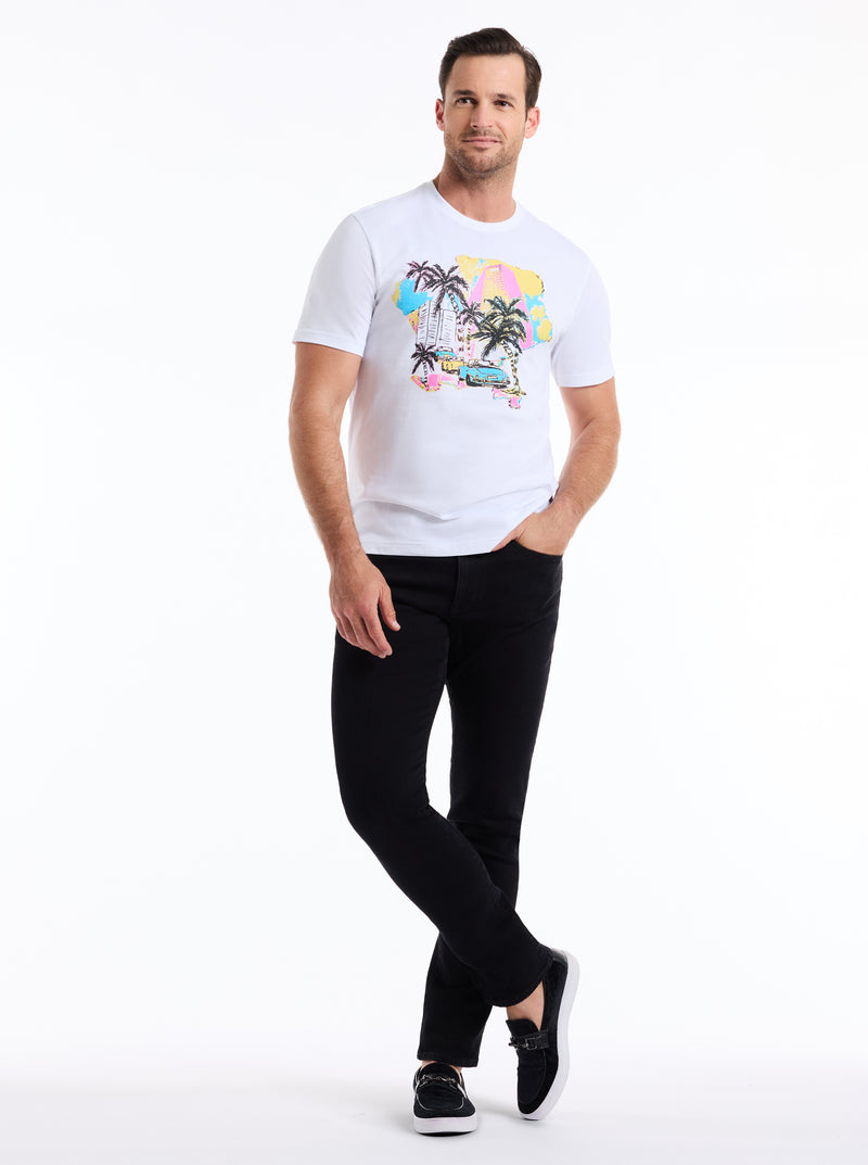 TROPICAL CITY SHORT SLEEVE T-SHIRT