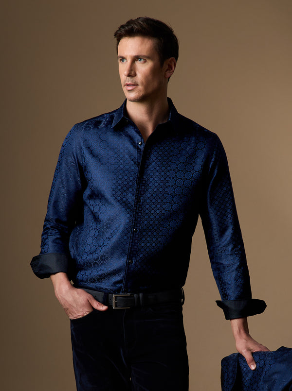 LIMITED EDITION NOBLE TOUCH LONG SLEEVE BUTTON DOWN SHIRT