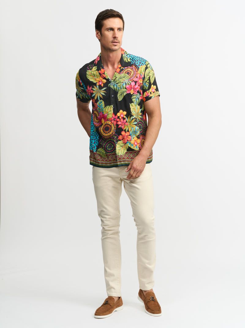 BURMA SHORT SLEEVE BUTTON DOWN SHIRT