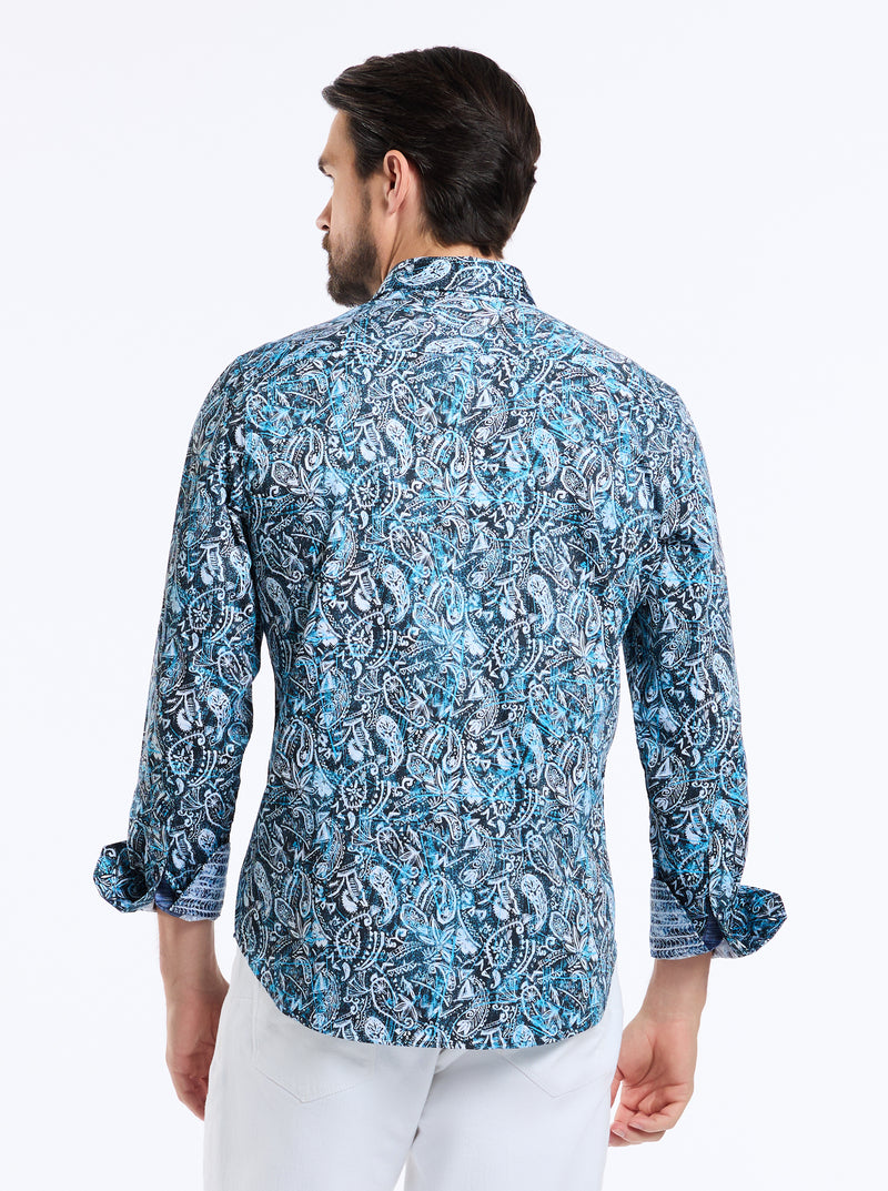 ATWELL LONG SLEEVE BUTTON DOWN SHIRT