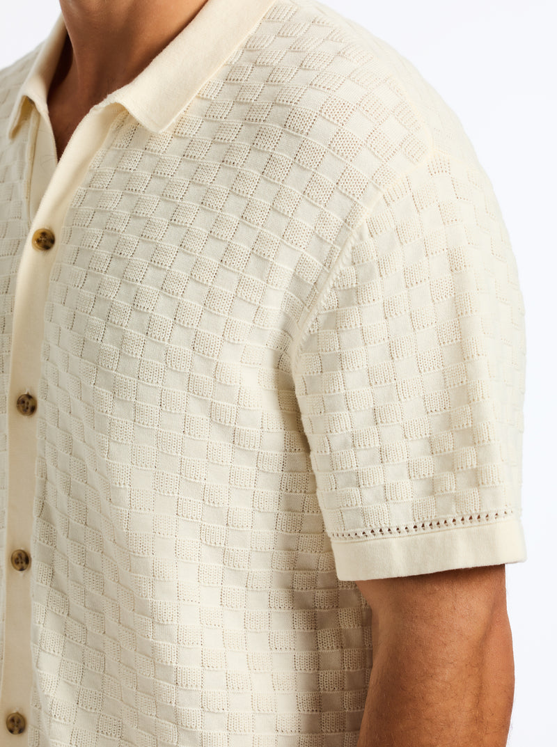 AMES SHORT SLEEVE SWEATER