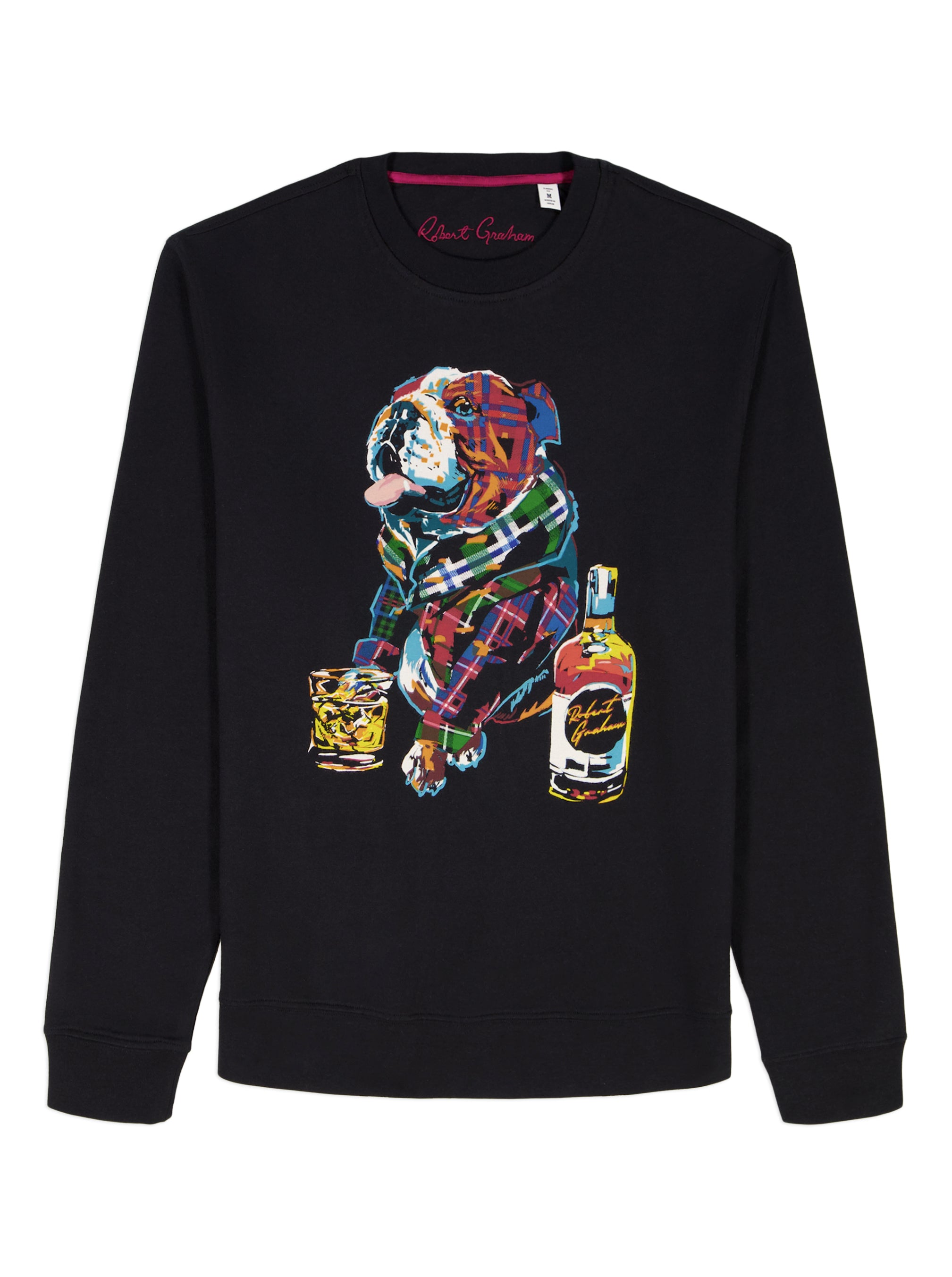 PLAID PUP LONG SLEEVE KNIT SHIRT