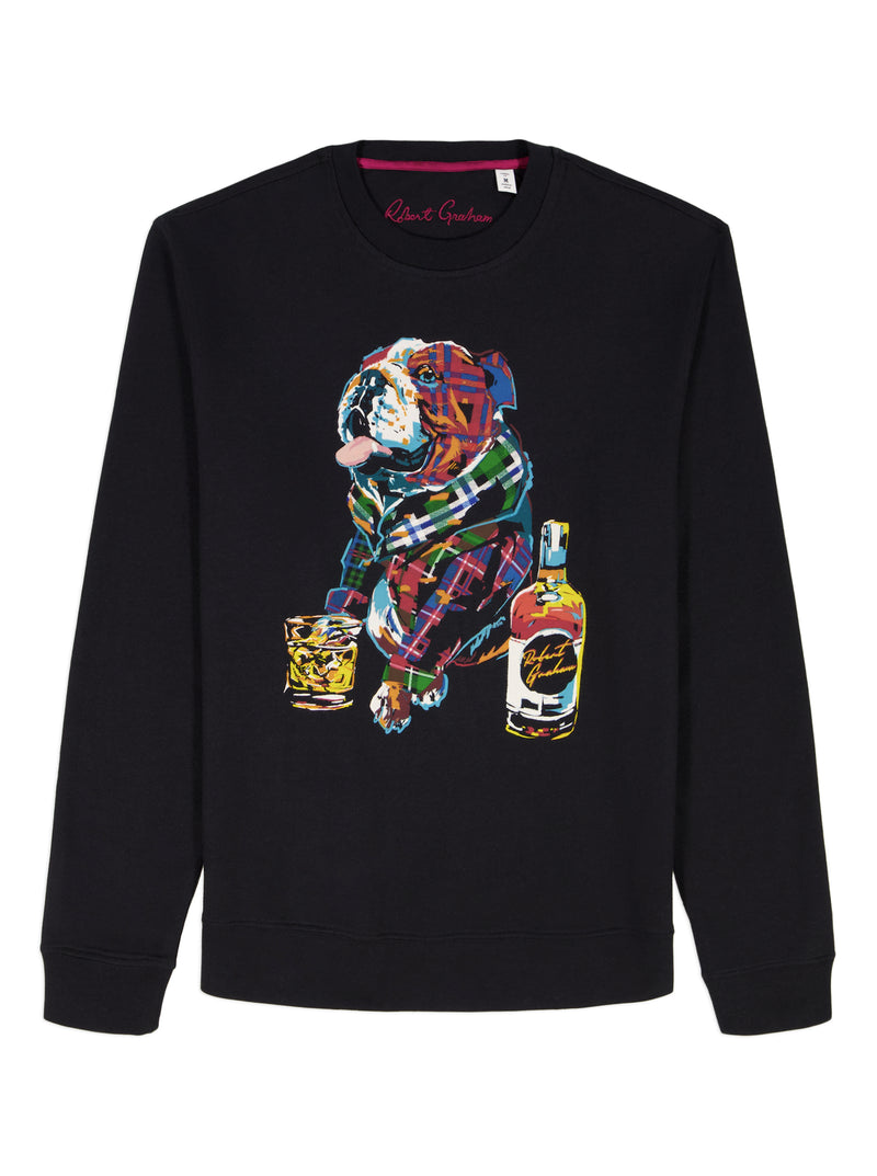 PLAID PUP LONG SLEEVE KNIT SHIRT