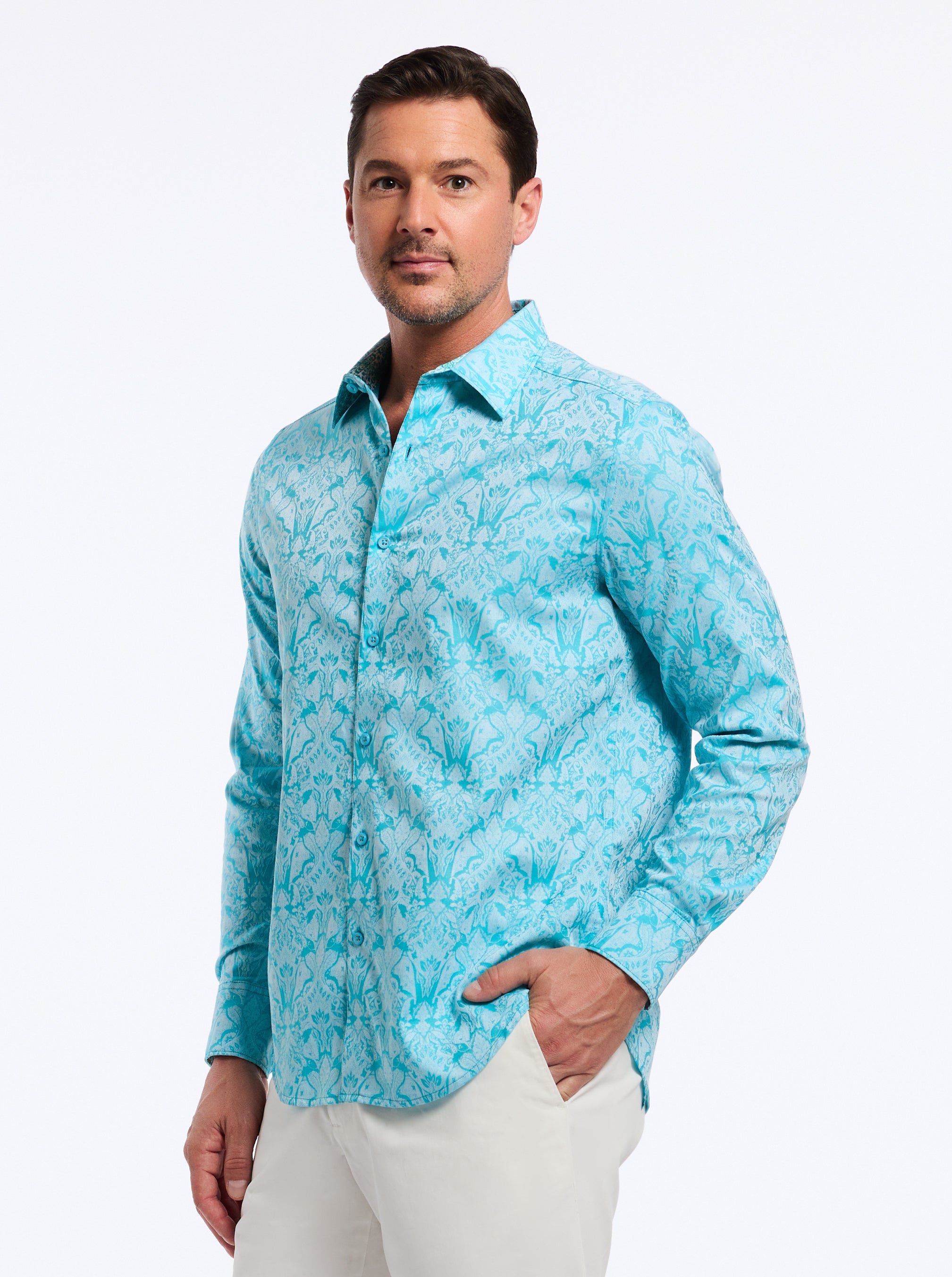 HIGHLAND LONG SLEEVE BUTTON DOWN SHIRT