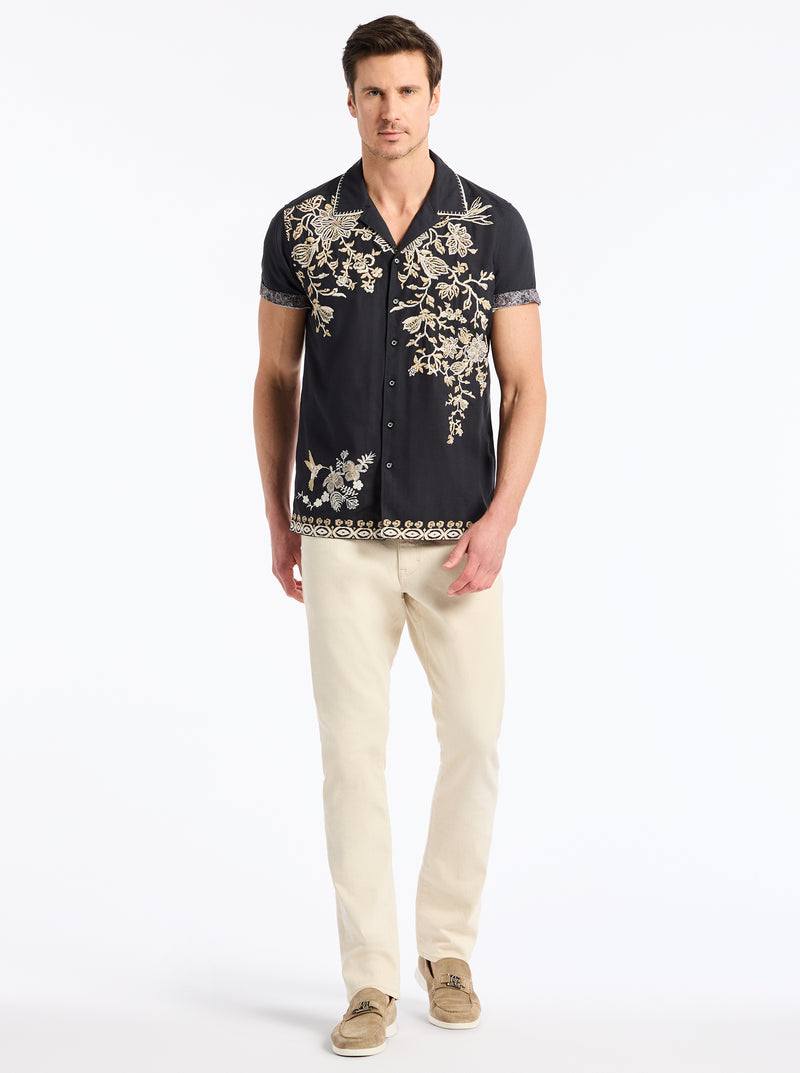 ASHBY SHORT SLEEVE BUTTON DOWN SHIRT