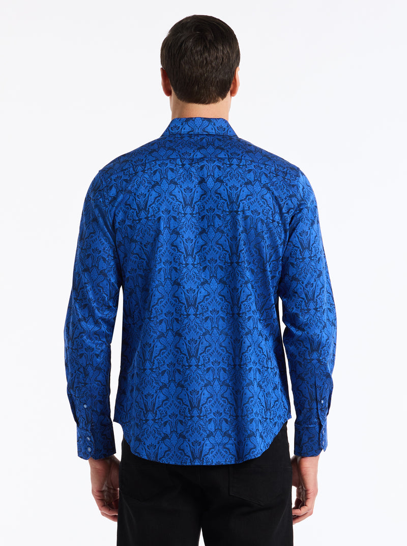 HIGHLAND LONG SLEEVE BUTTON DOWN SHIRT TALL