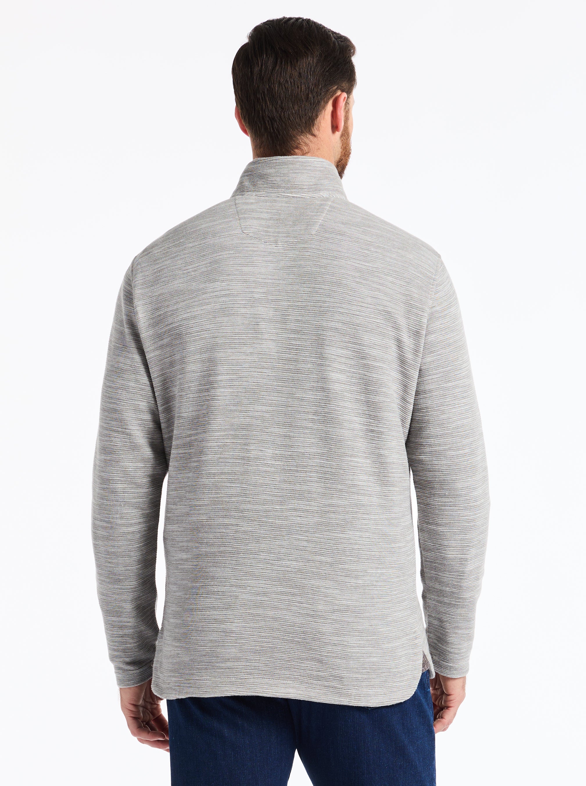 Ledson Long Sleeve Knit Shirt | Men's Designer Sweaters