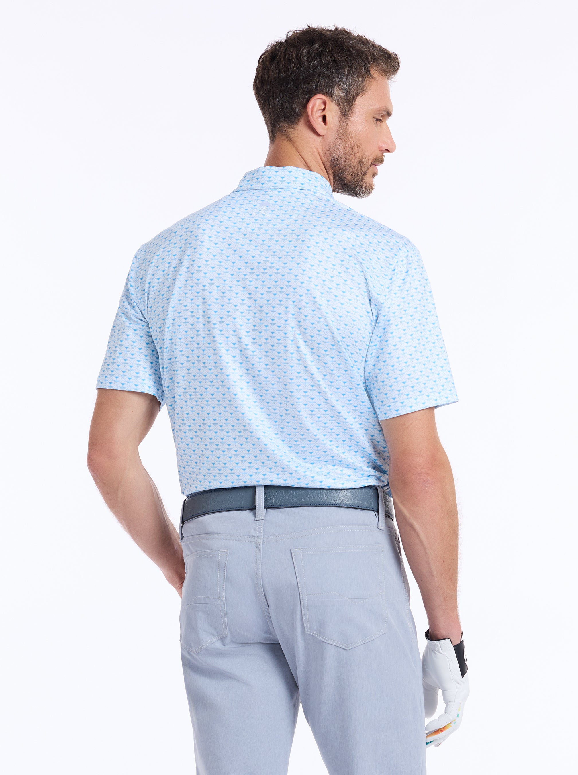 LINKS & DRINKS SHORT SLEEVE POLO