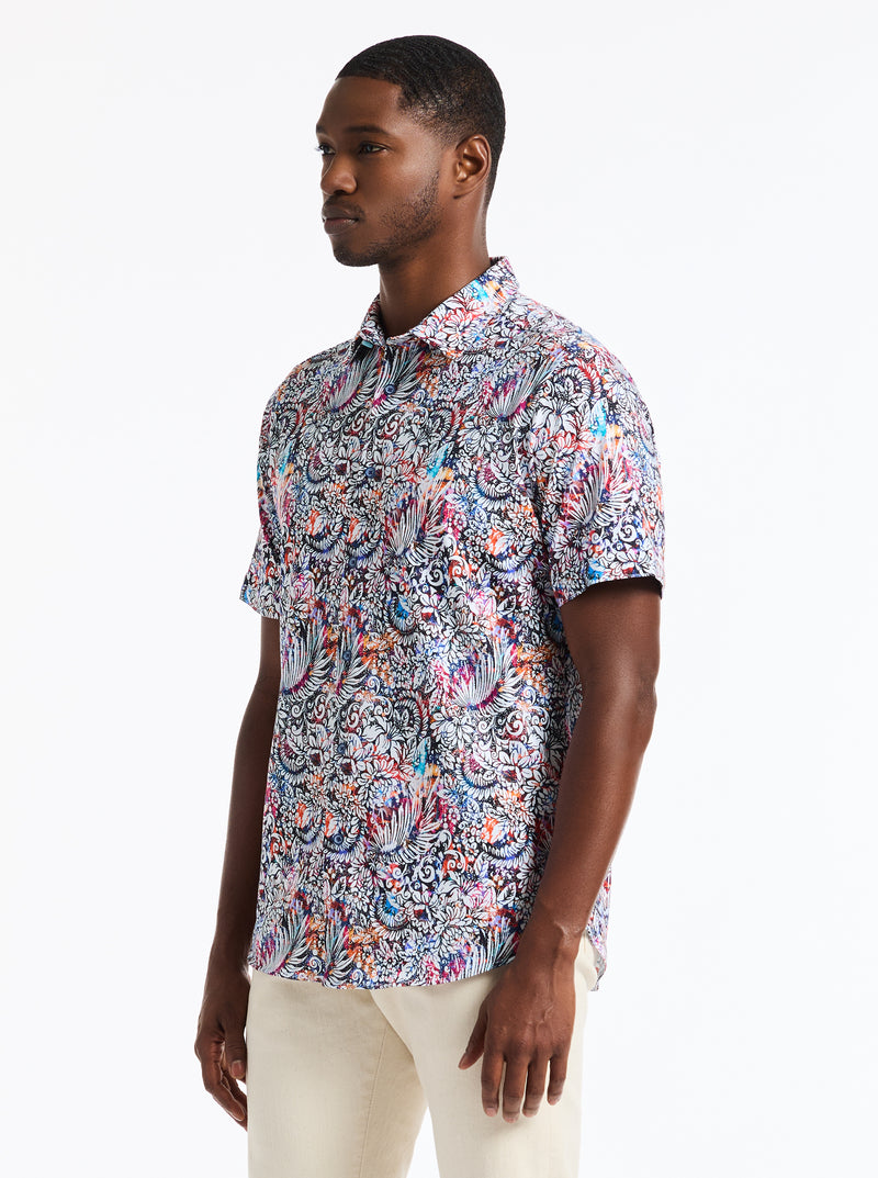 ALAN SHORT SLEEVE BUTTON DOWN SHIRT