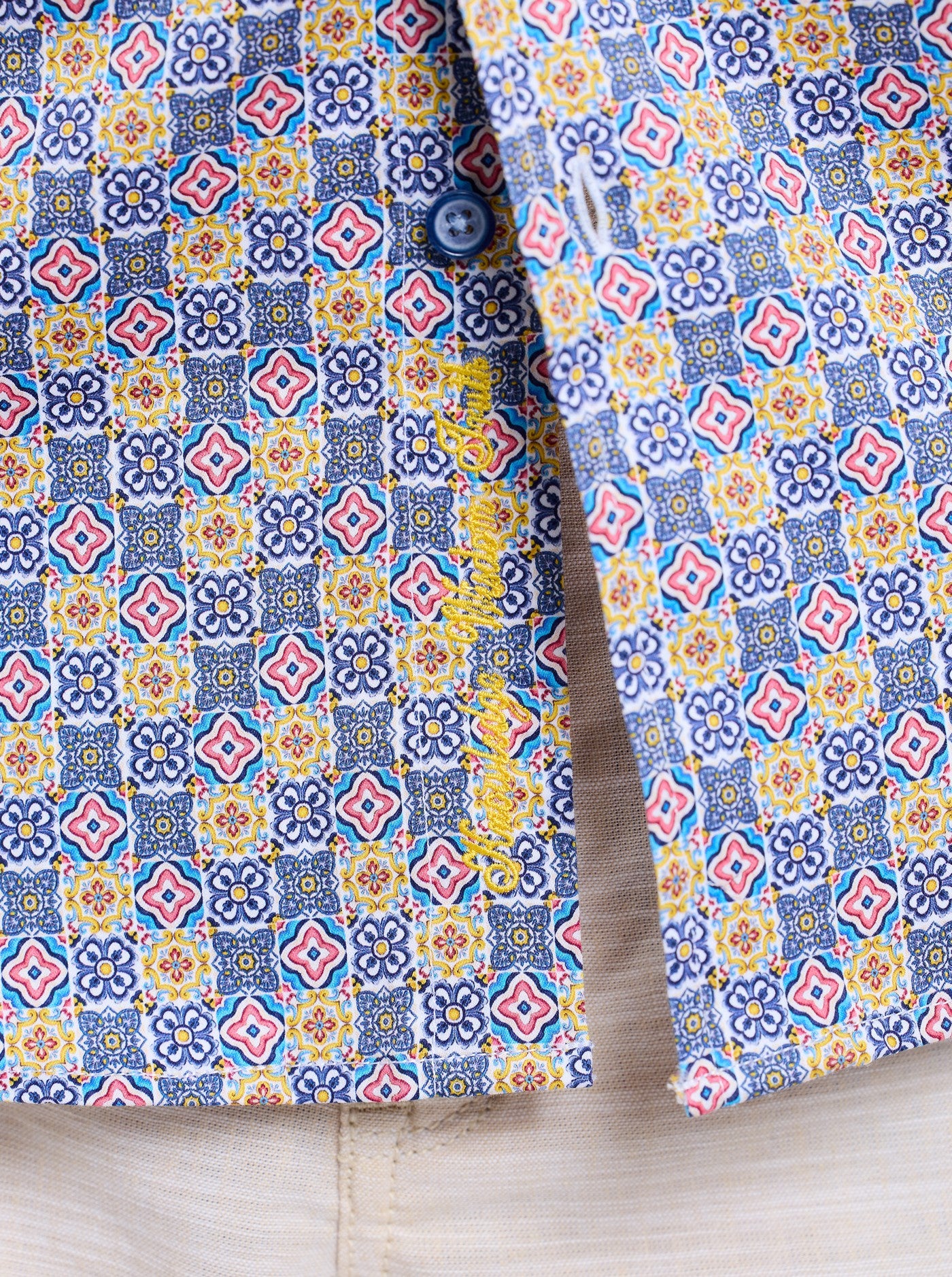 KINLOCH SHORT SLEEVE BUTTON DOWN SHIRT