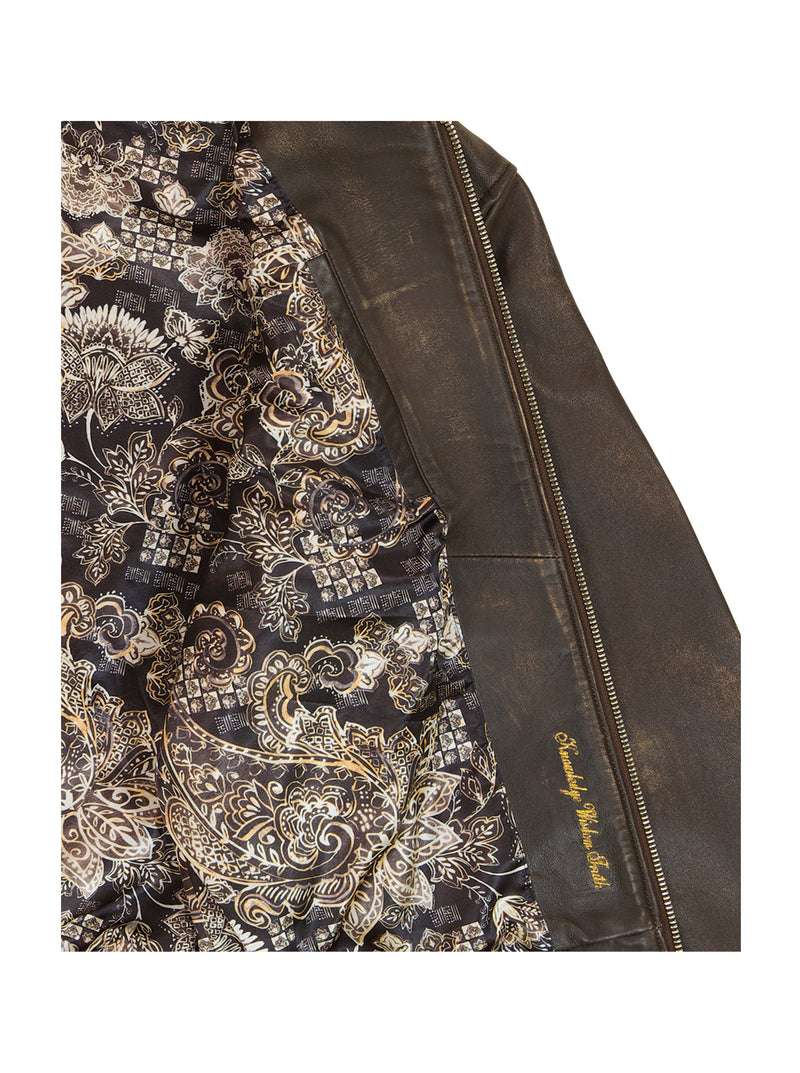 LIMITED EDITION GILDED OUTLAW LEATHER JACKET