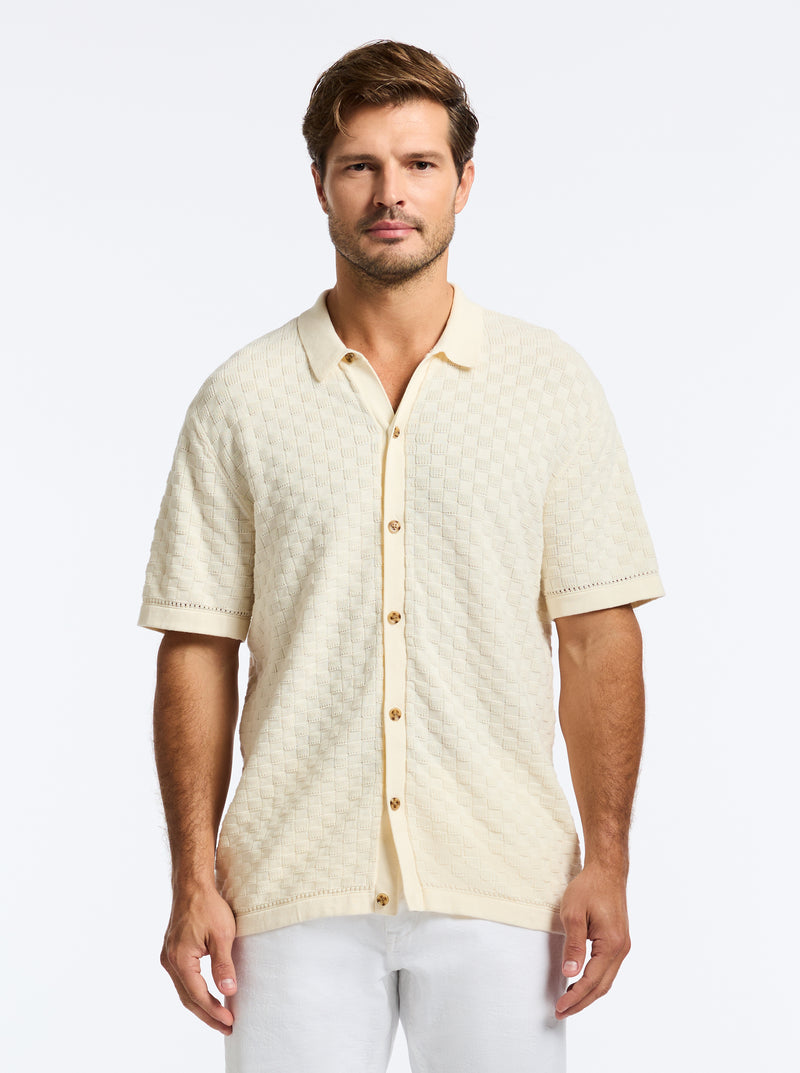 AMES SHORT SLEEVE SWEATER