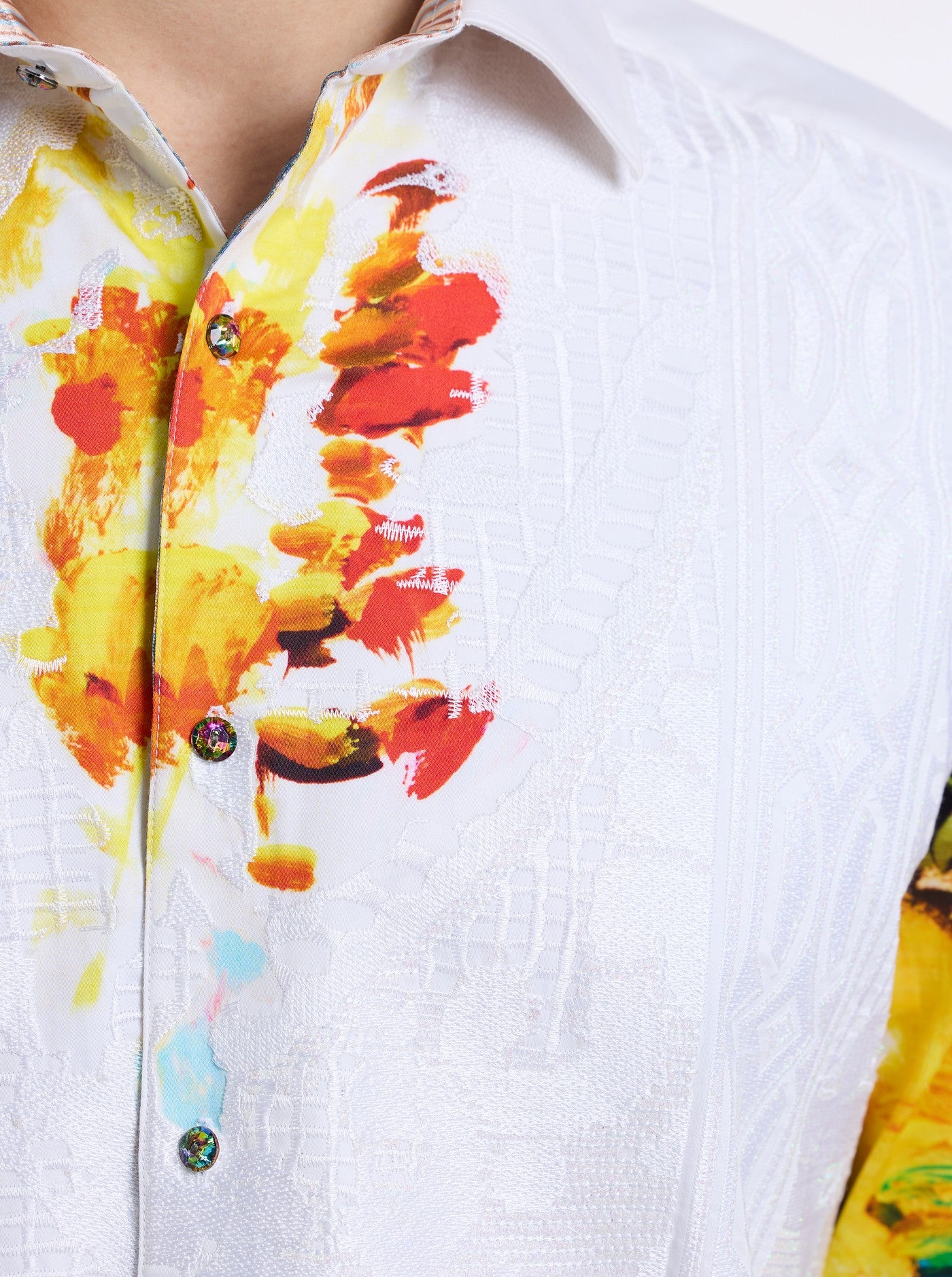 LIMITED EDITION PALETTE ROYAL LONG SLEEVE BUTTON DOWN SHIRT