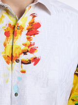 LIMITED EDITION PALETTE ROYAL LONG SLEEVE BUTTON DOWN SHIRT