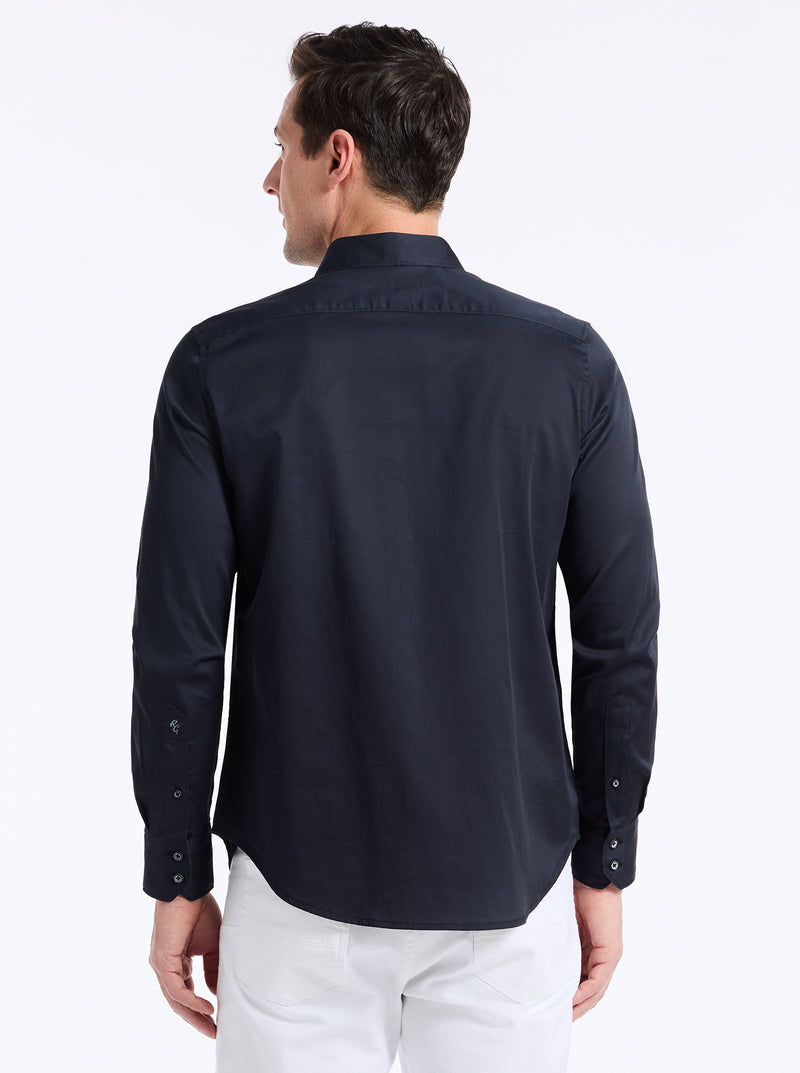 MAN CAVE LONG SLEEVE BUTTON DOWN SHIRT