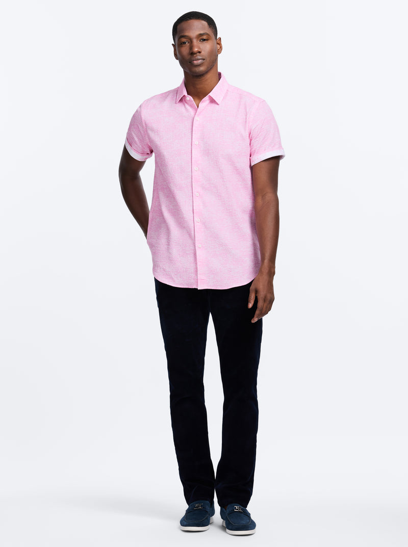 REID SHORT SLEEVE BUTTON DOWN SHIRT
