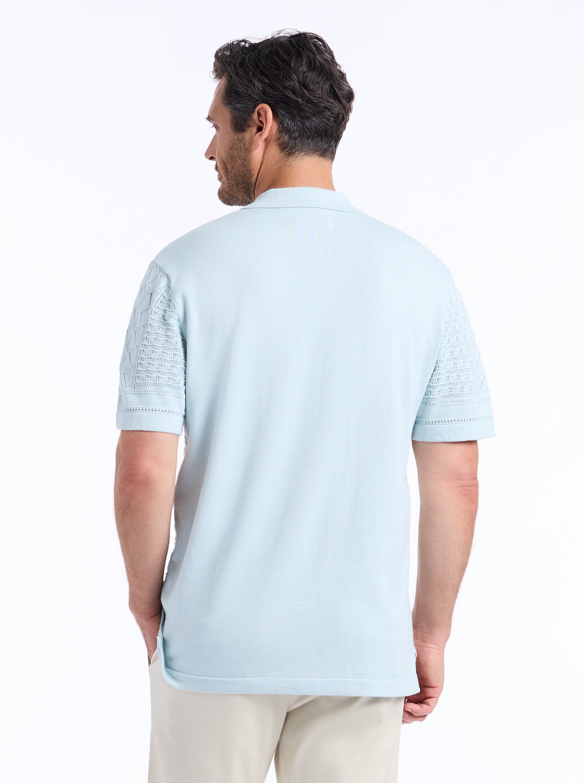 DELMAR SHORT SLEEVE SWEATER