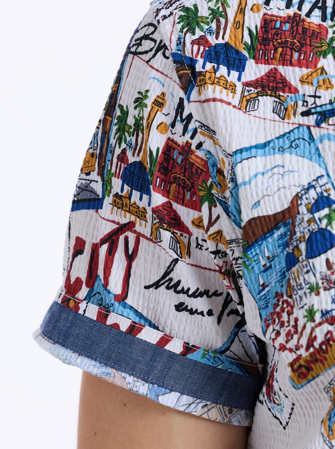 SUAVE DE VIE SHORT SLEEVE BUTTON DOWN SHIRT