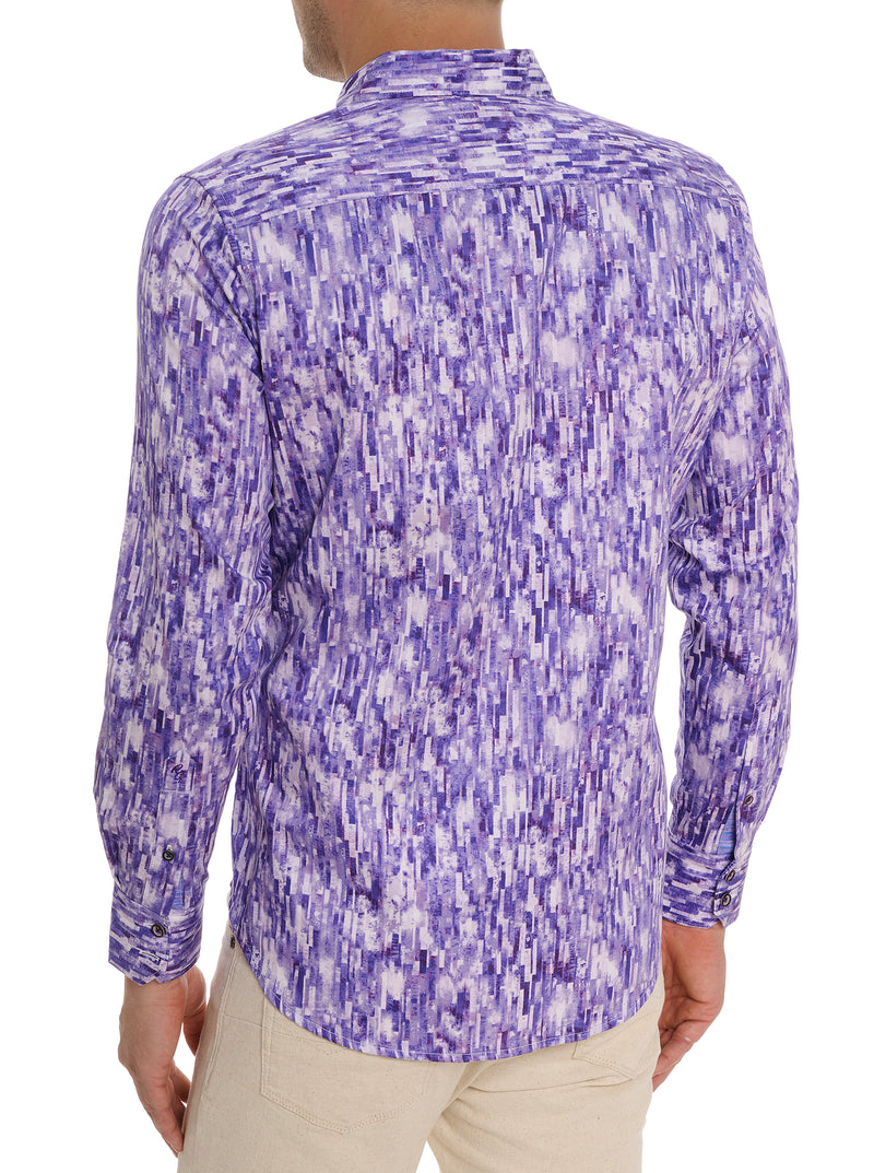 DEMERI LONG SLEEVE BUTTON DOWN SHIRT