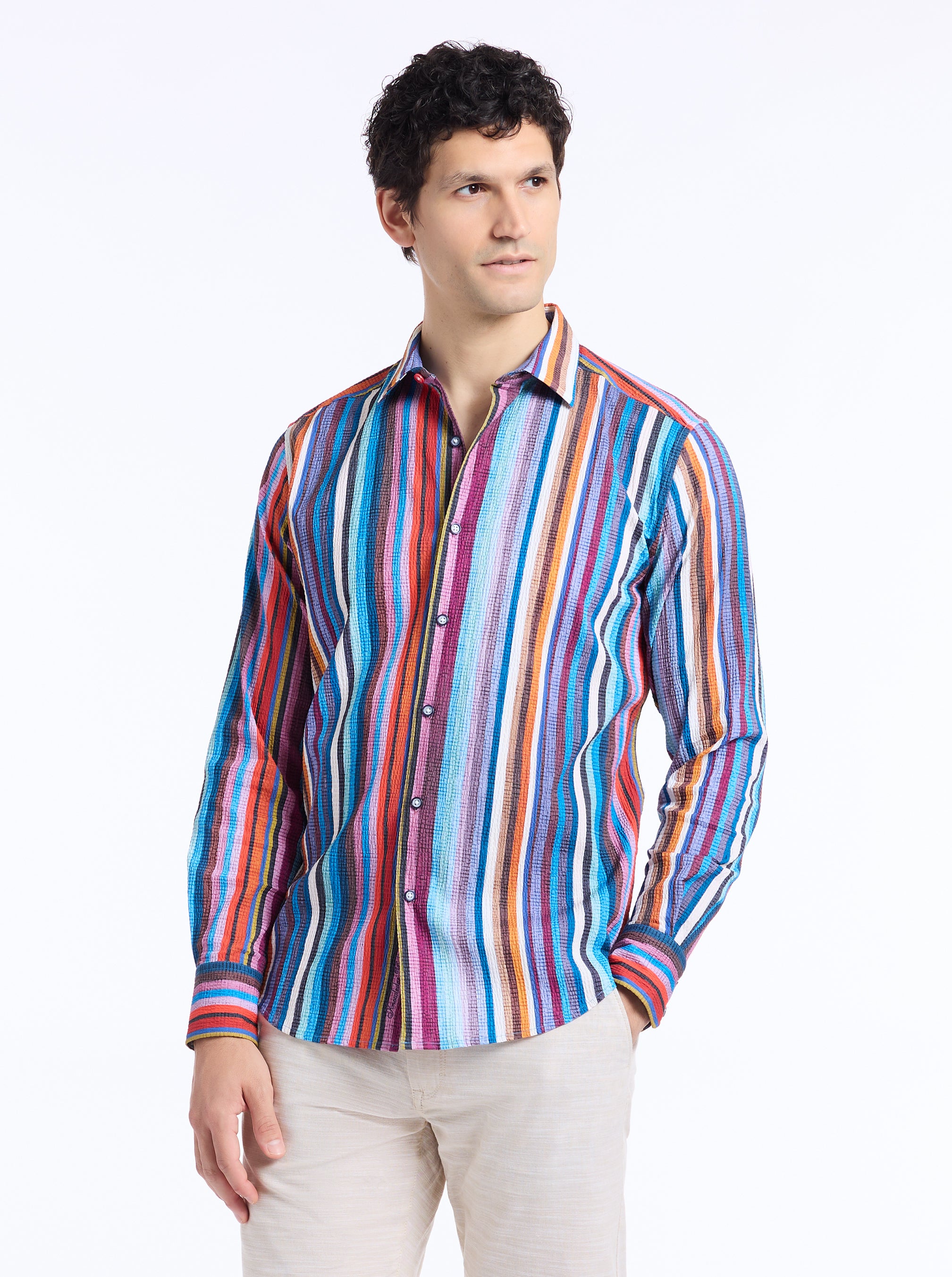 POMSFORD LONG SLEEVE BUTTON DOWN SHIRT