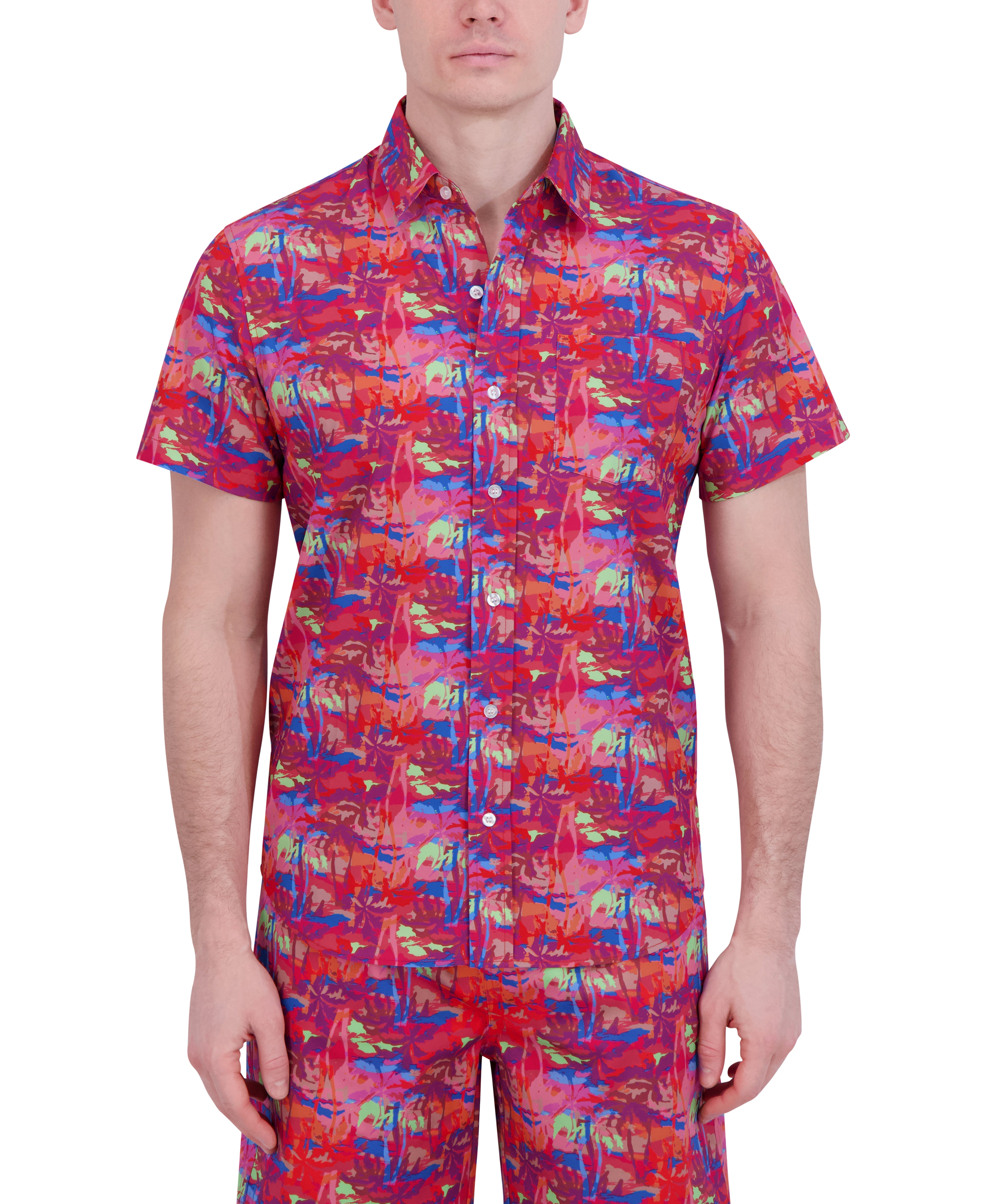 SHORT SLEEVE BUTTON DOWN SHIRT