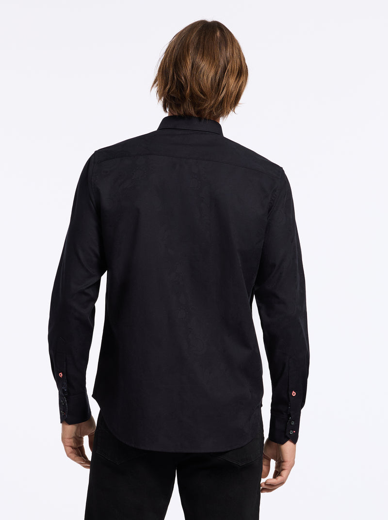 MESSI LONG SLEEVE BUTTON DOWN SHIRT
